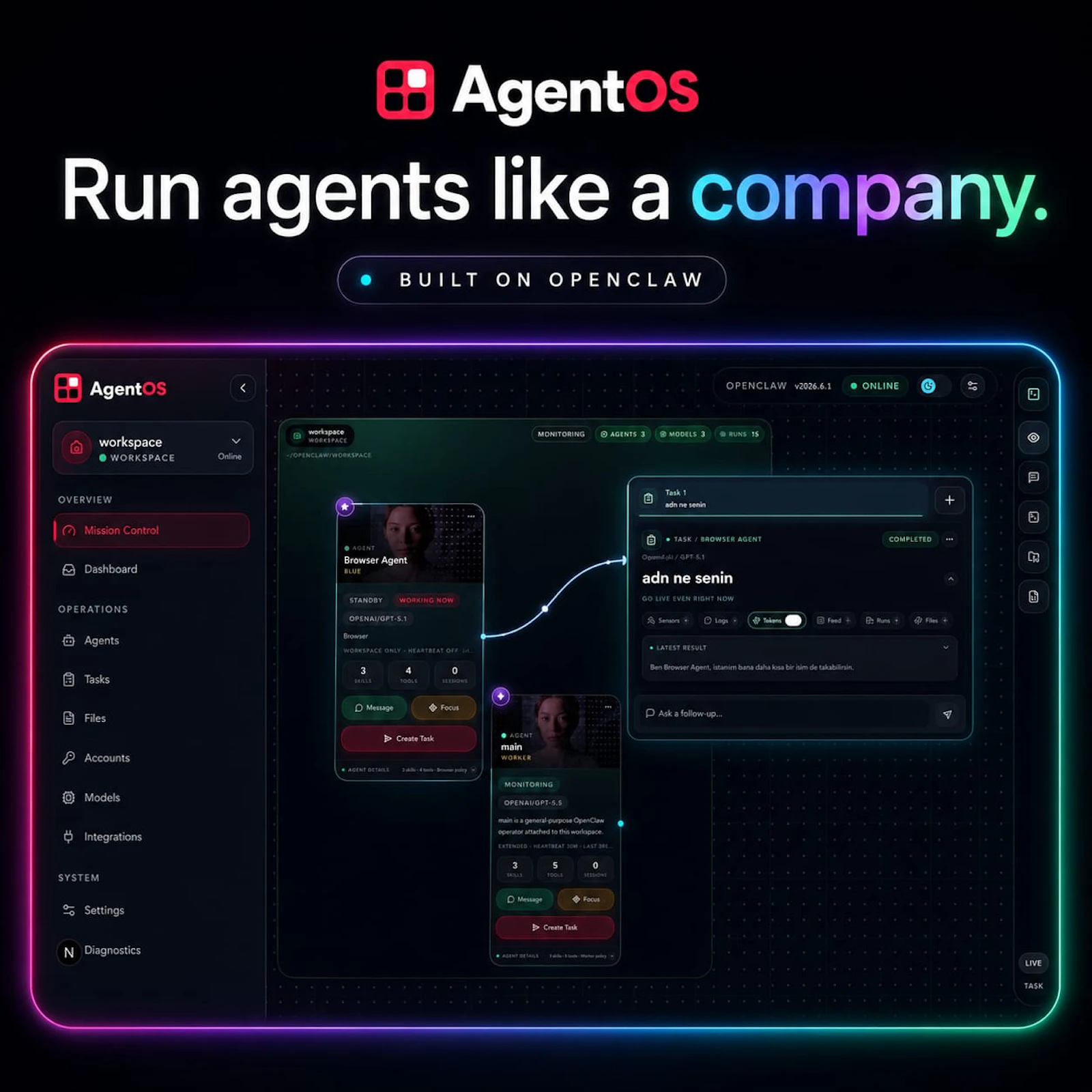 AgentOS preview