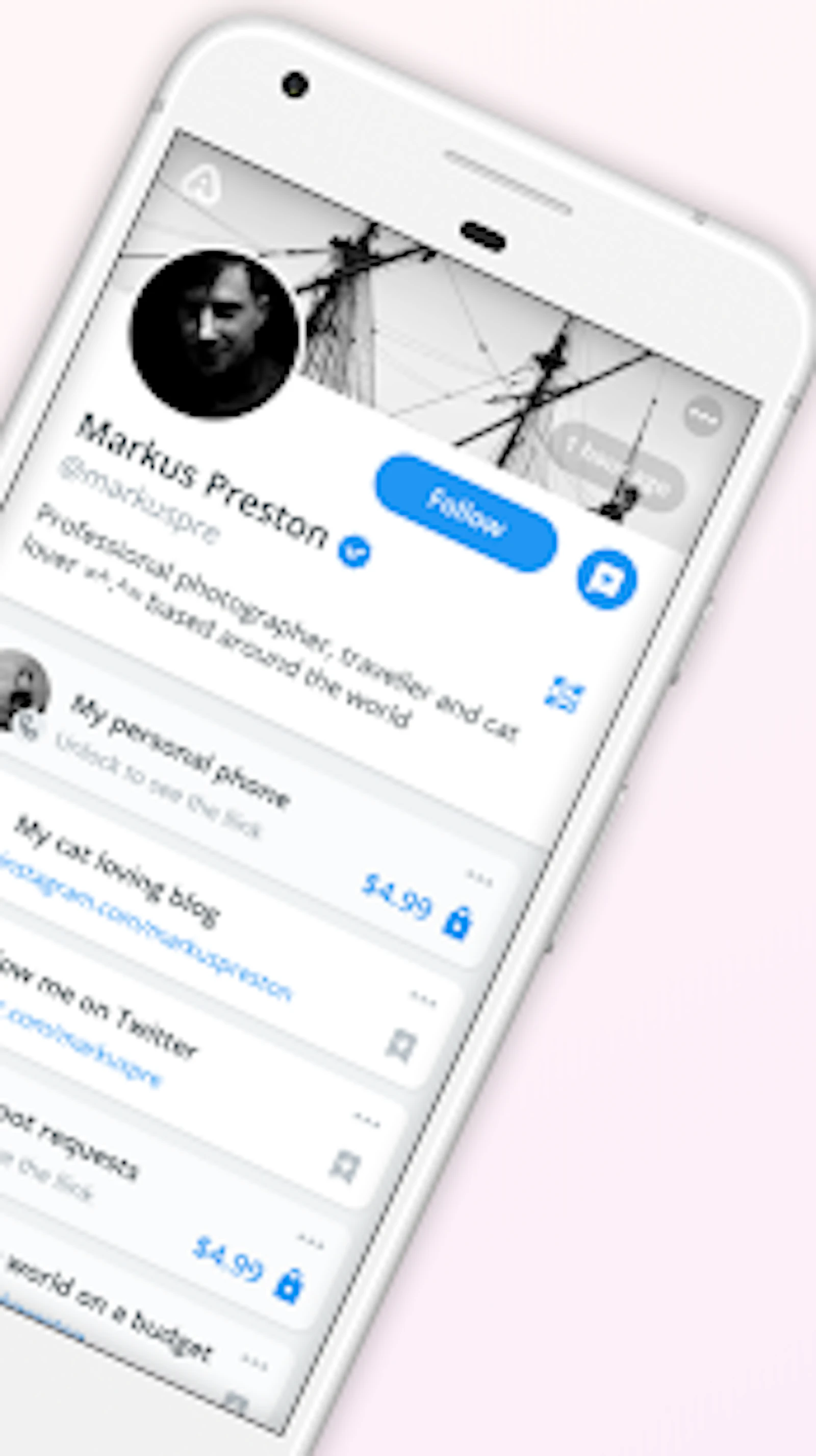 AllMyLinks screenshot — All my links in one place!