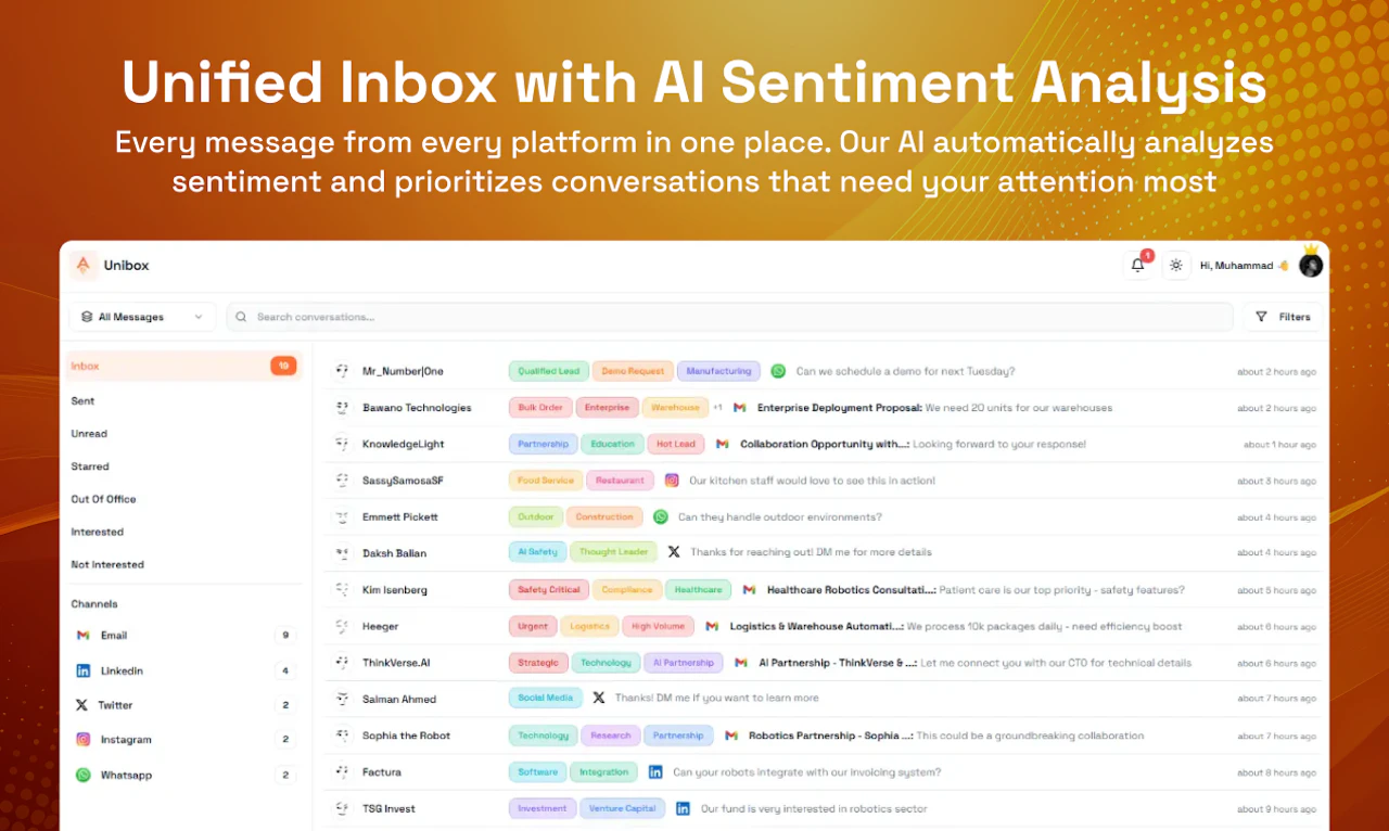 BrandJet AI screenshot — Turn brand insights into outreach that moves fast