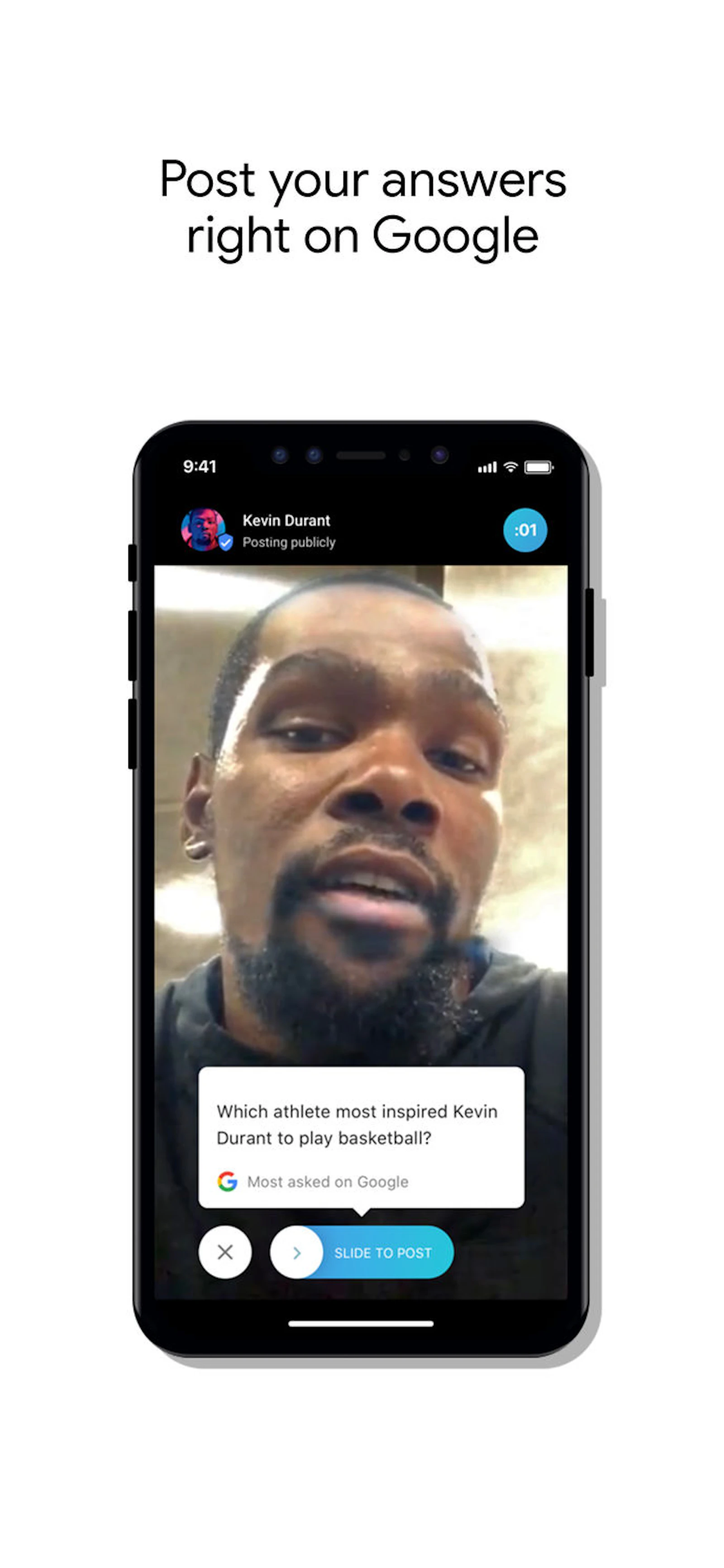 Cameos on Google screenshot — Get celebrities to answer your top Q&As