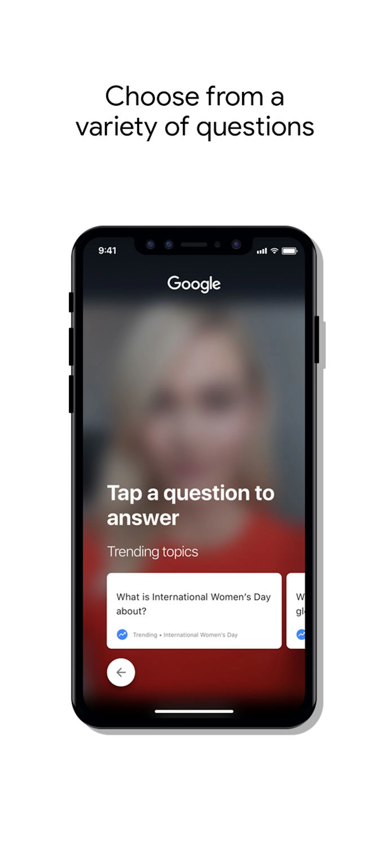 Cameos on Google screenshot — Get celebrities to answer your top Q&As