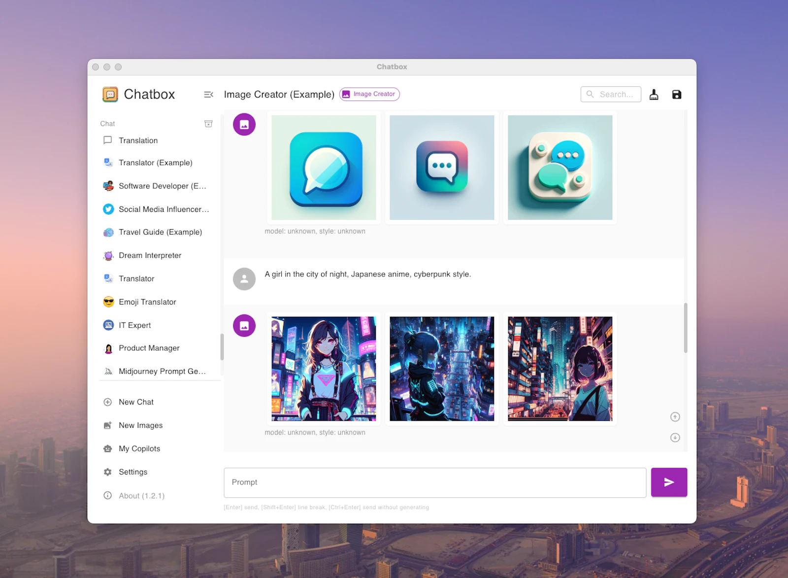 Chatbox screenshot — Better UI & Desktop App for ChatGPT, Claude and other LLMs.