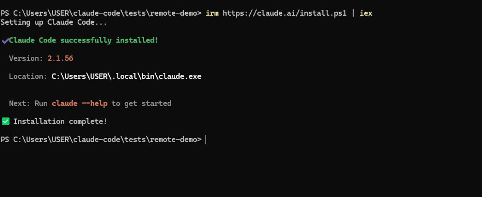 Claude Code Remote Control screenshot — Continue local sessions from any device with Remote Control