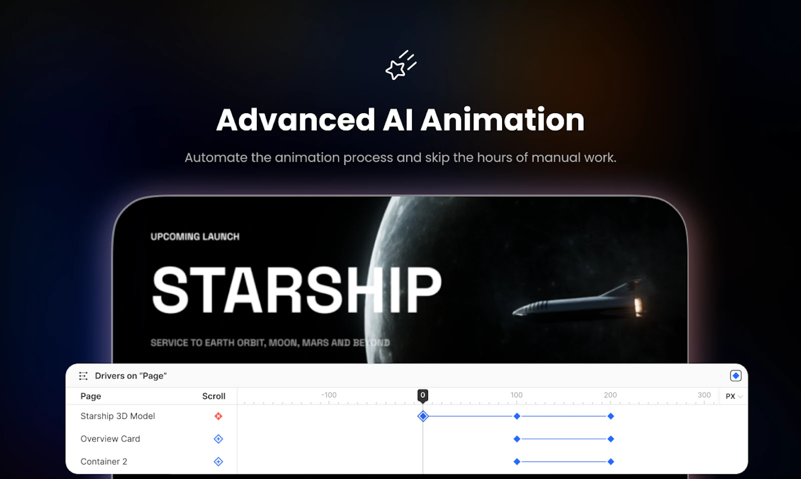 Dora AI (Alpha) screenshot — Generating powerful websites, one prompt at a time