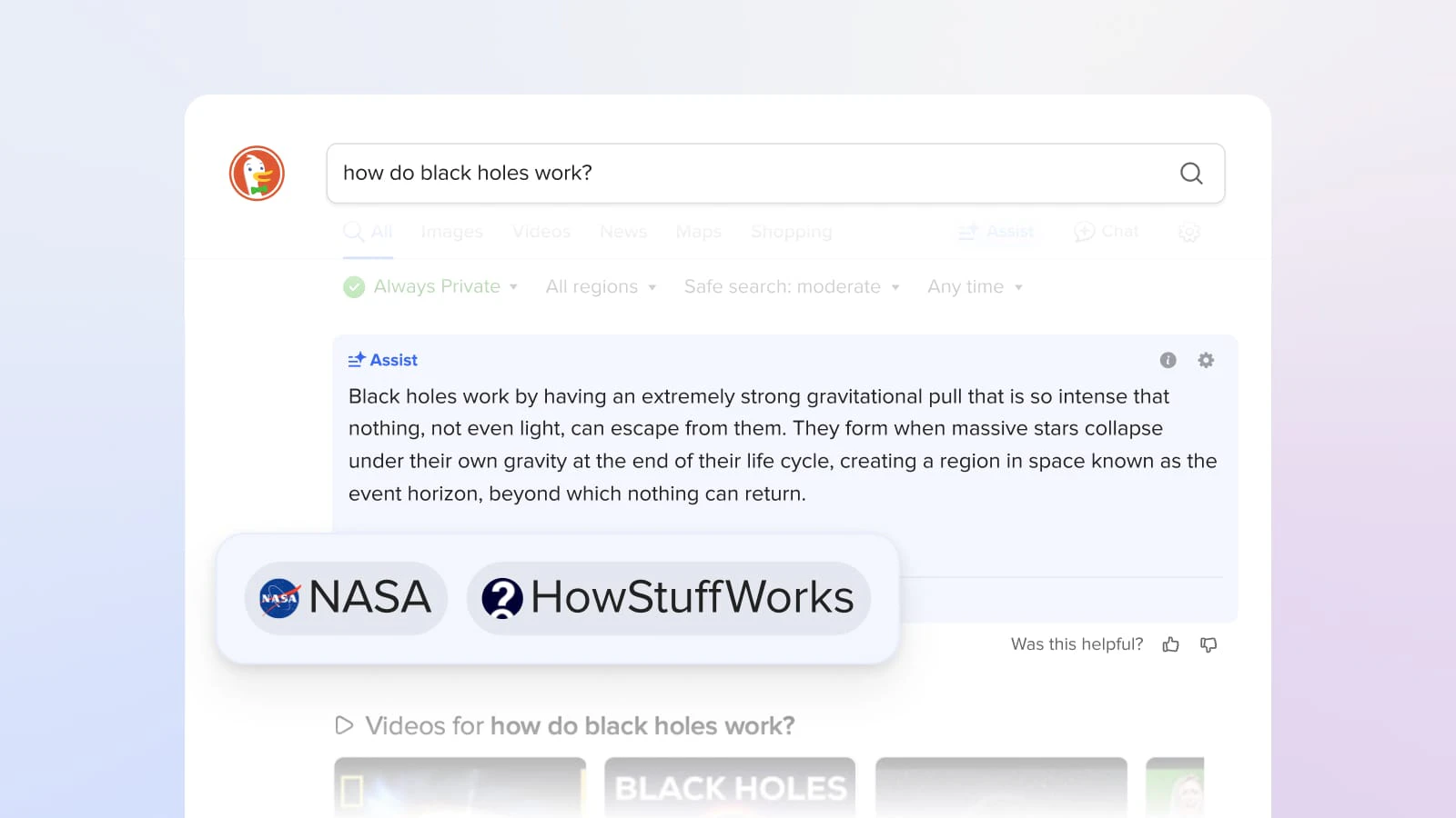 Duck.ai screenshot — Private AI chat from DuckDuckGo