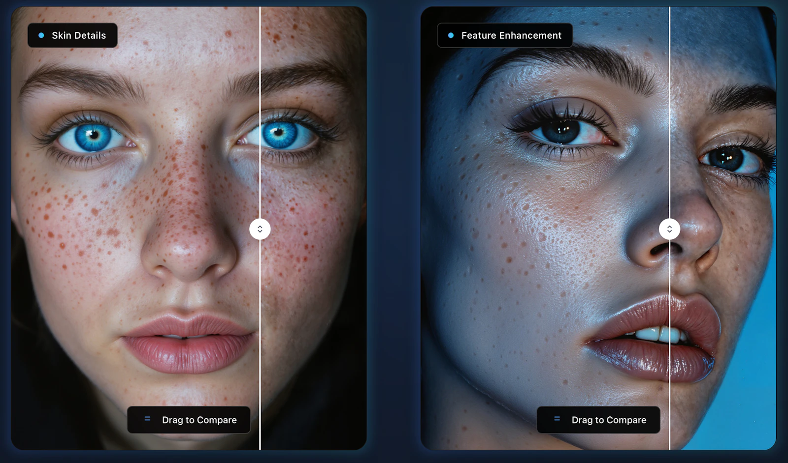 Enhancor screenshot — AI-Powered Skin Texture Enhancement Tool