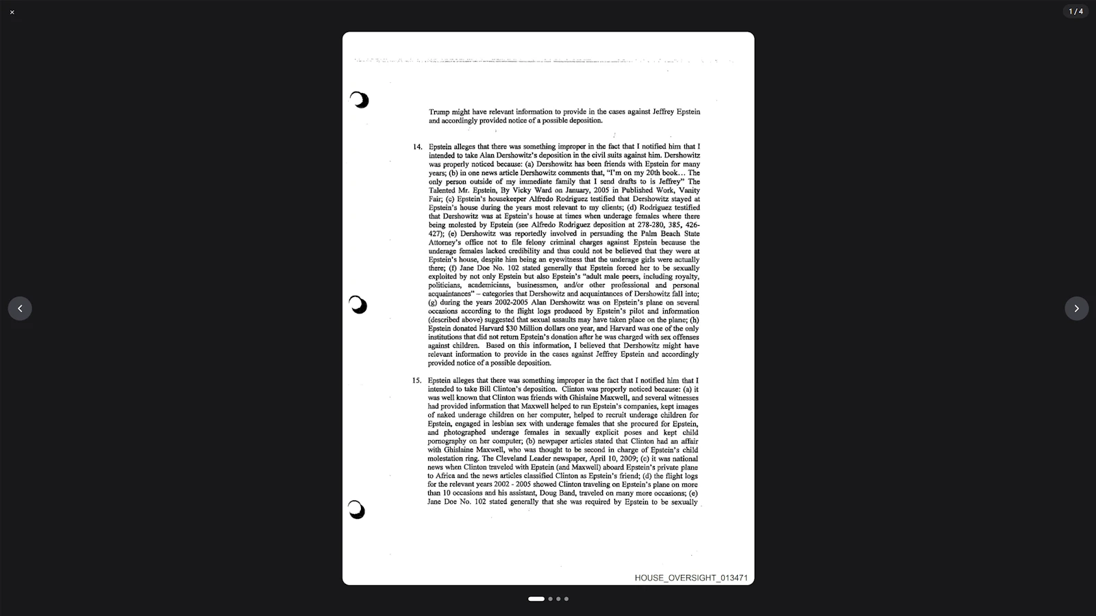 EpsteinGPT screenshot — ChatGPT connected to the Epstein Files