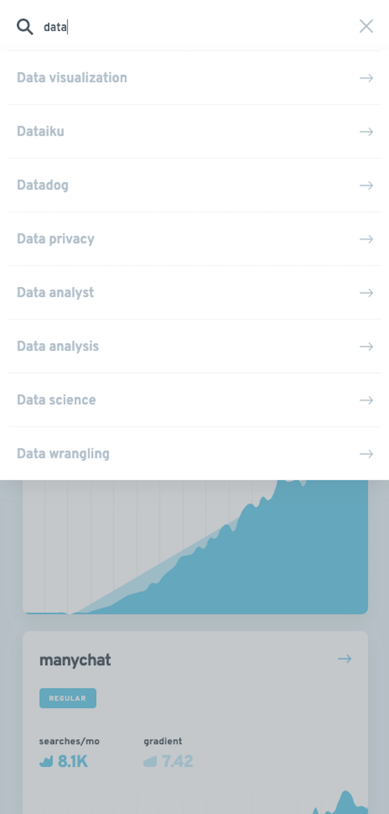 Exploding Topics screenshot — Find proven topics before they take off.