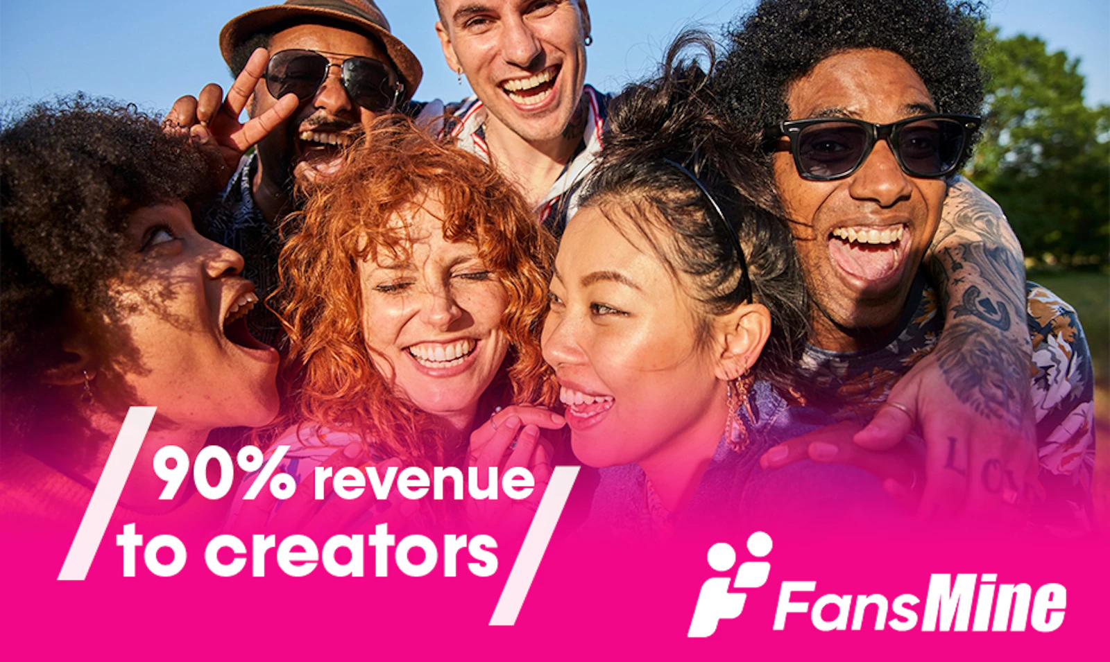 FansMine screenshot — Subscription social platform for creators & their fans