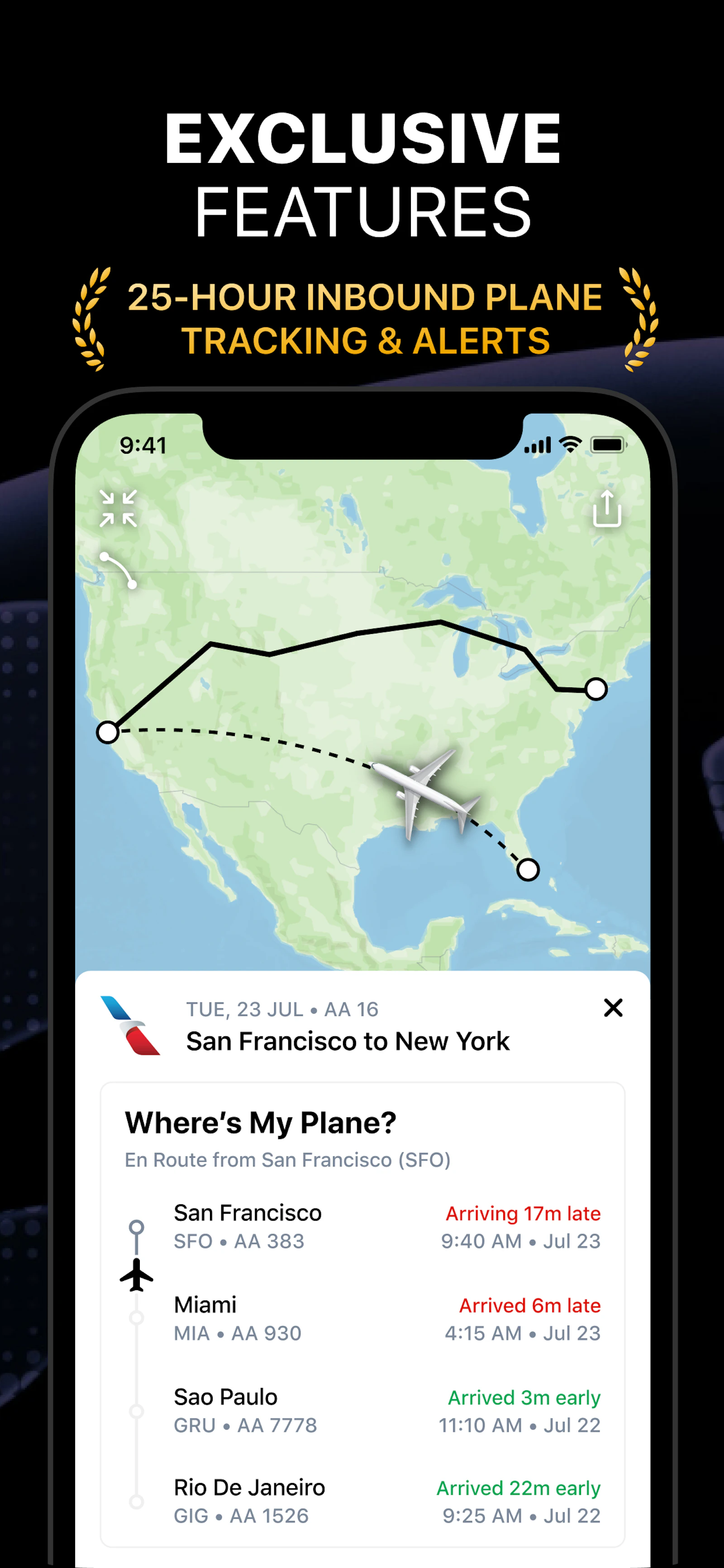 Flighty screenshot — Flight Tracking Made Easy
