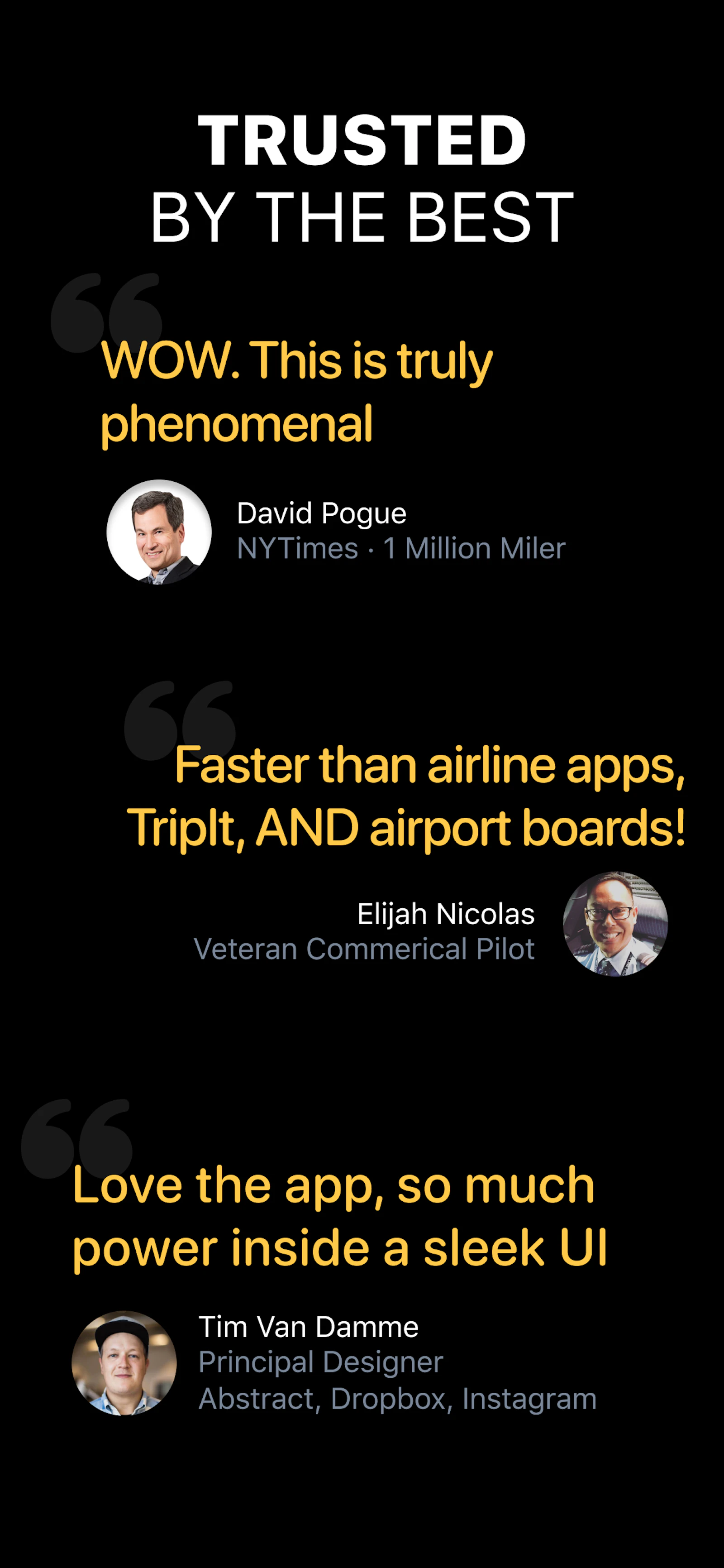Flighty screenshot — Flight Tracking Made Easy
