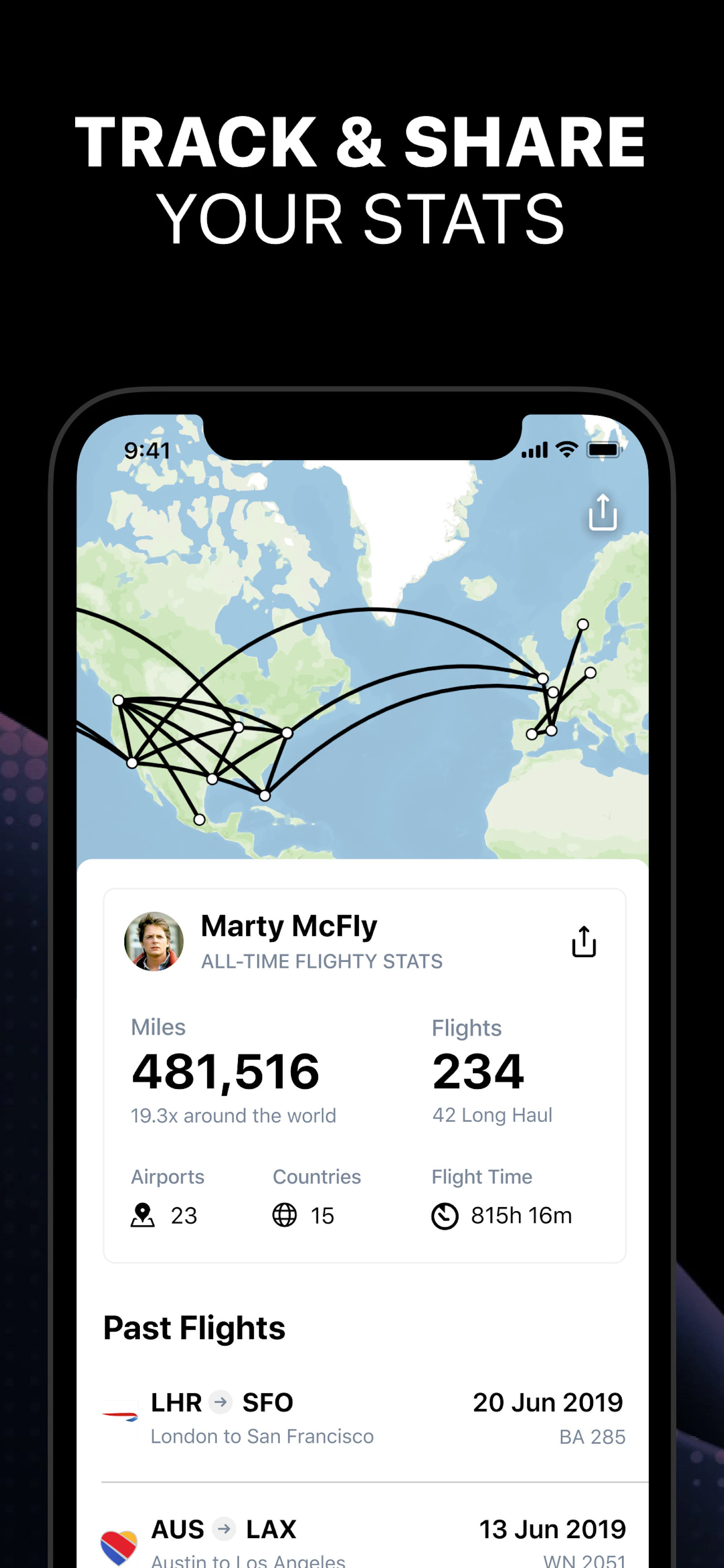 Flighty screenshot — Flight Tracking Made Easy