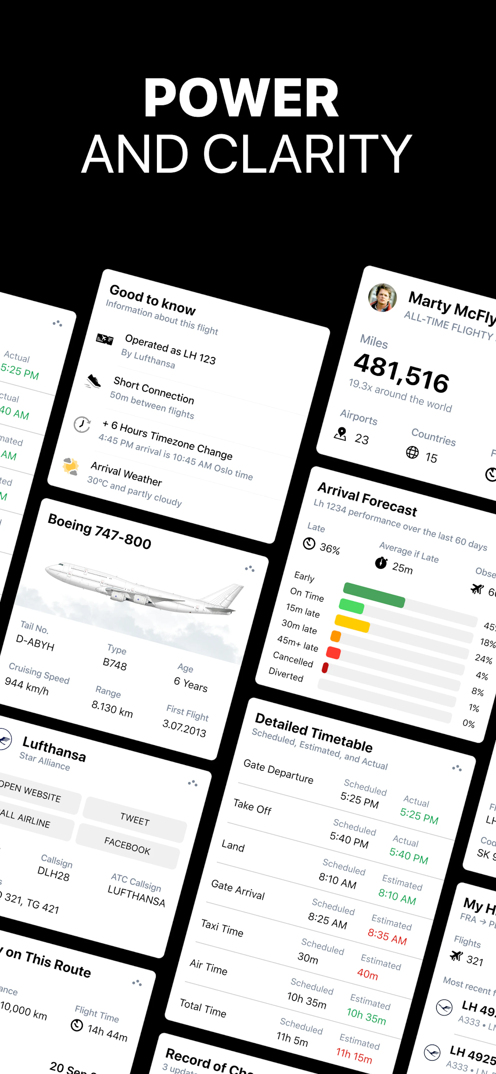 Flighty screenshot — Flight Tracking Made Easy