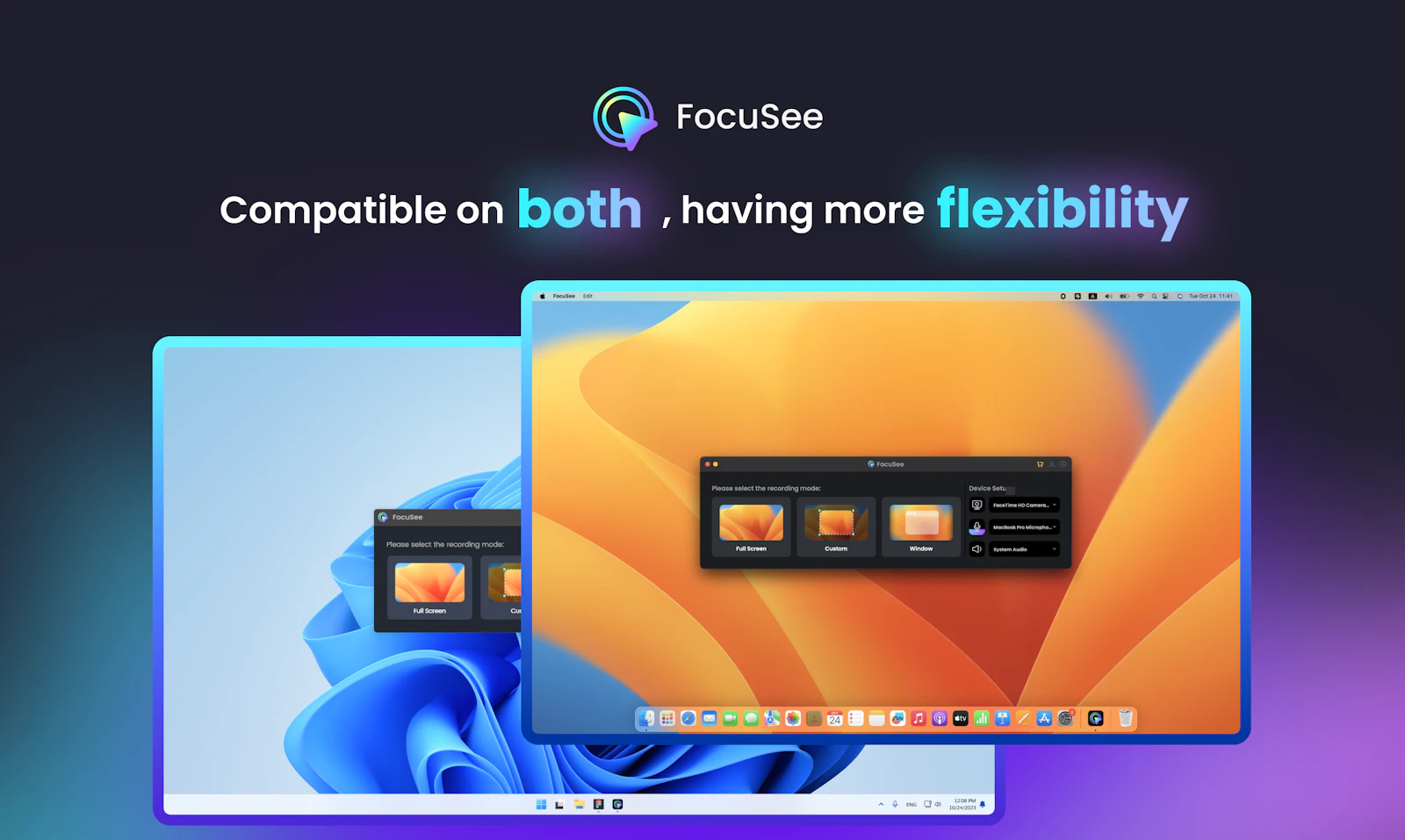 FocuSee screenshot — Auto turn screen recordings into stunning product videos