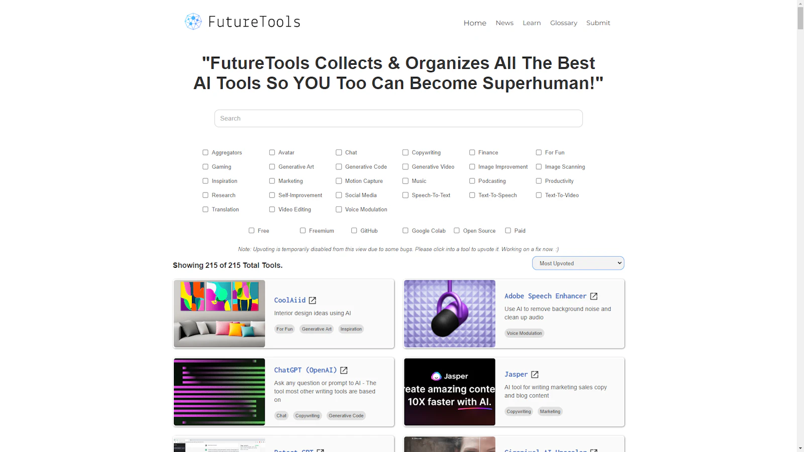 FutureTools.io preview