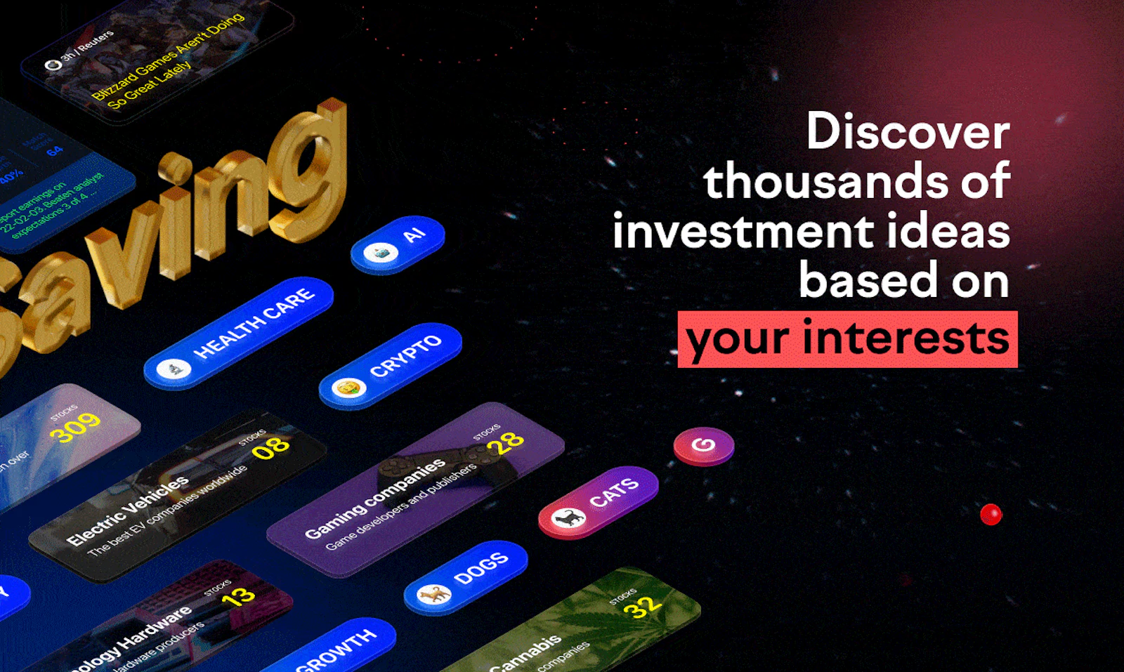 Gainy screenshot — Stock picker and portfolio analysis app for retail investors
