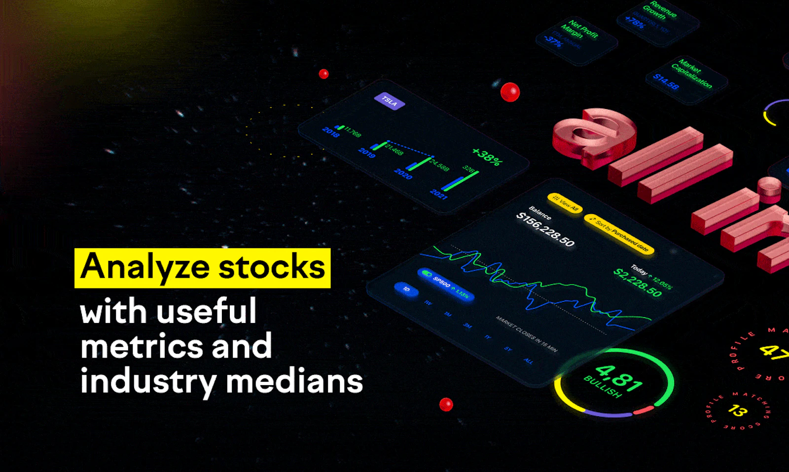 Gainy screenshot — Stock picker and portfolio analysis app for retail investors