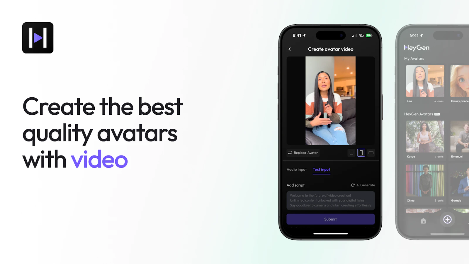 HeyGen - iOS Mobile App screenshot — Advanced AI video tools for creators on the go