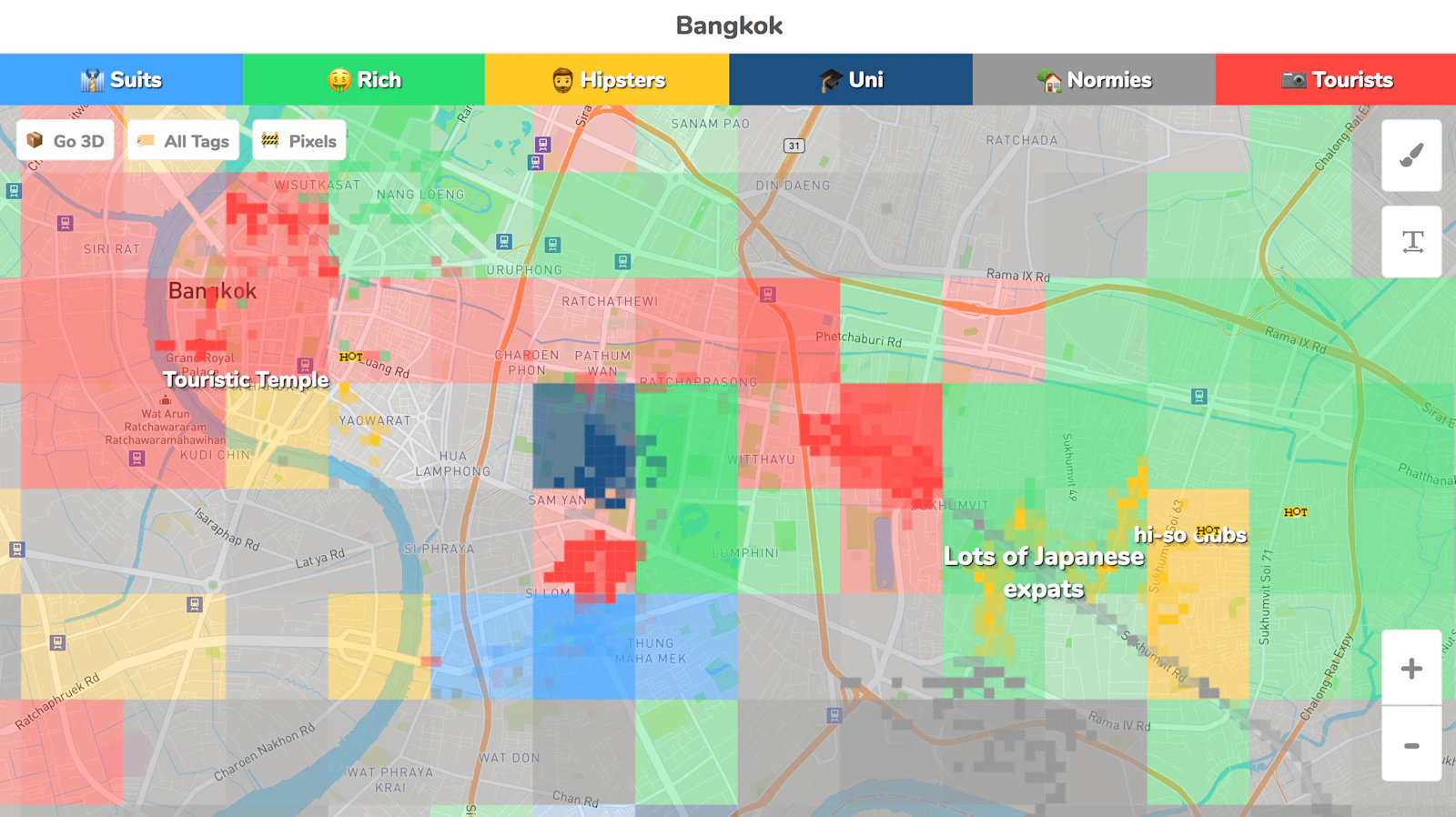 Hoodmaps screenshot