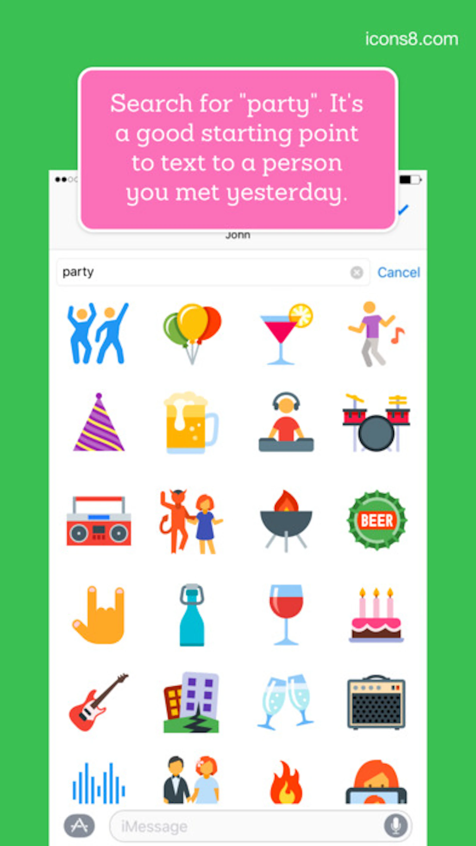 Icons8 preview