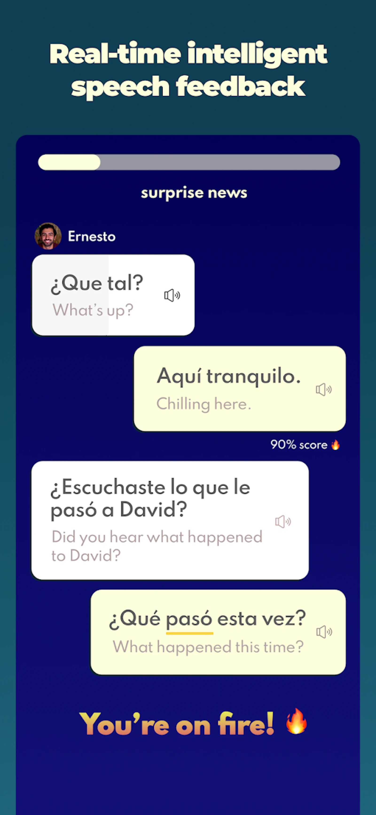 Jumpspeak screenshot — Language immersion 24/7, at a fraction of the price