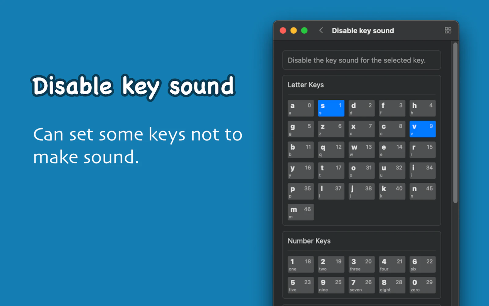 KeyClicker screenshot — Keyboard Sound Playing