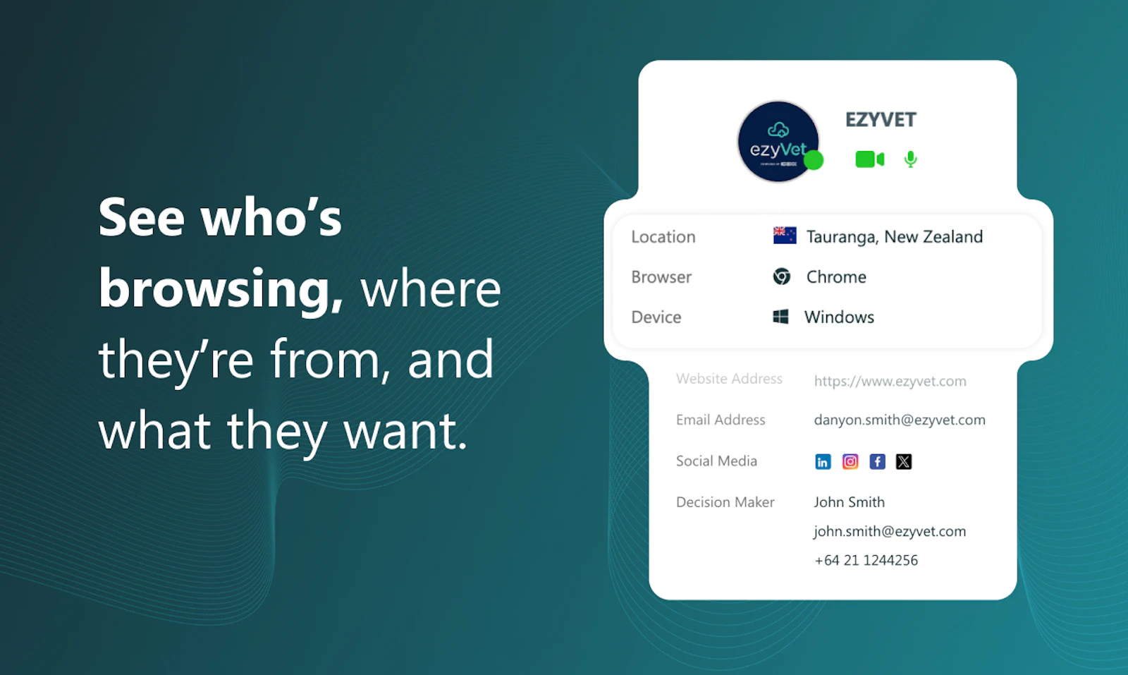 Knock Knock screenshot — A video chat doorbell for websites