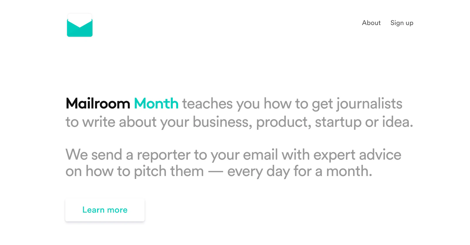 Mailroom Month screenshot