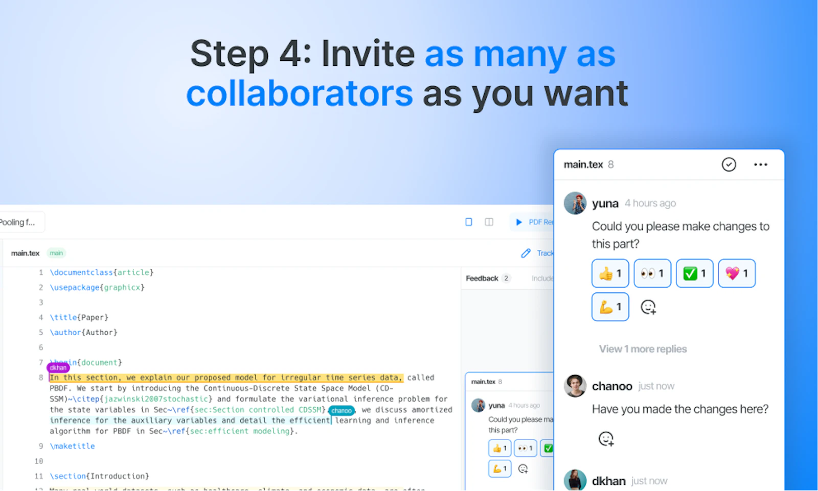 Murfy AI screenshot — Write, review, and publish to arXiv 10x faster