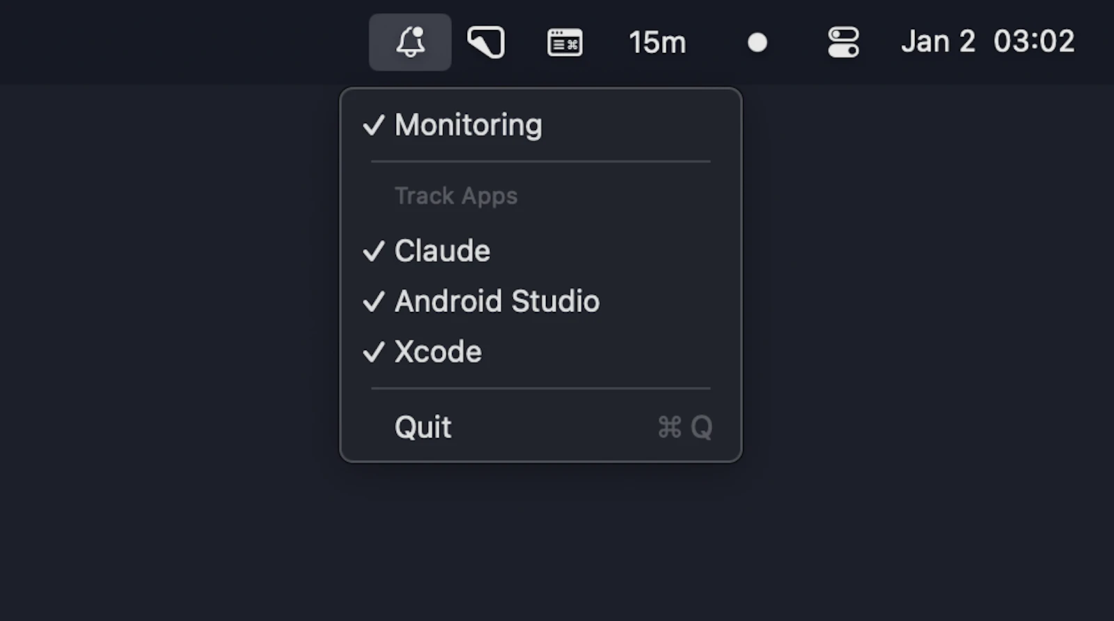 Notchification screenshot — Compilation and Claude progress bars in your mac's notch!