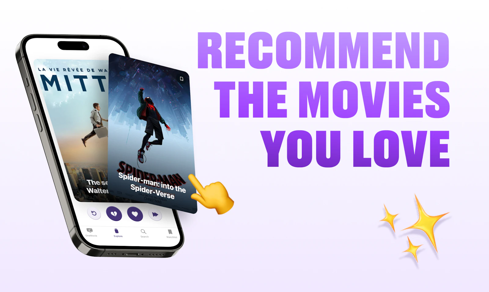 OneMovie for iOS screenshot — Find your movie to watch instantly with OneMovie