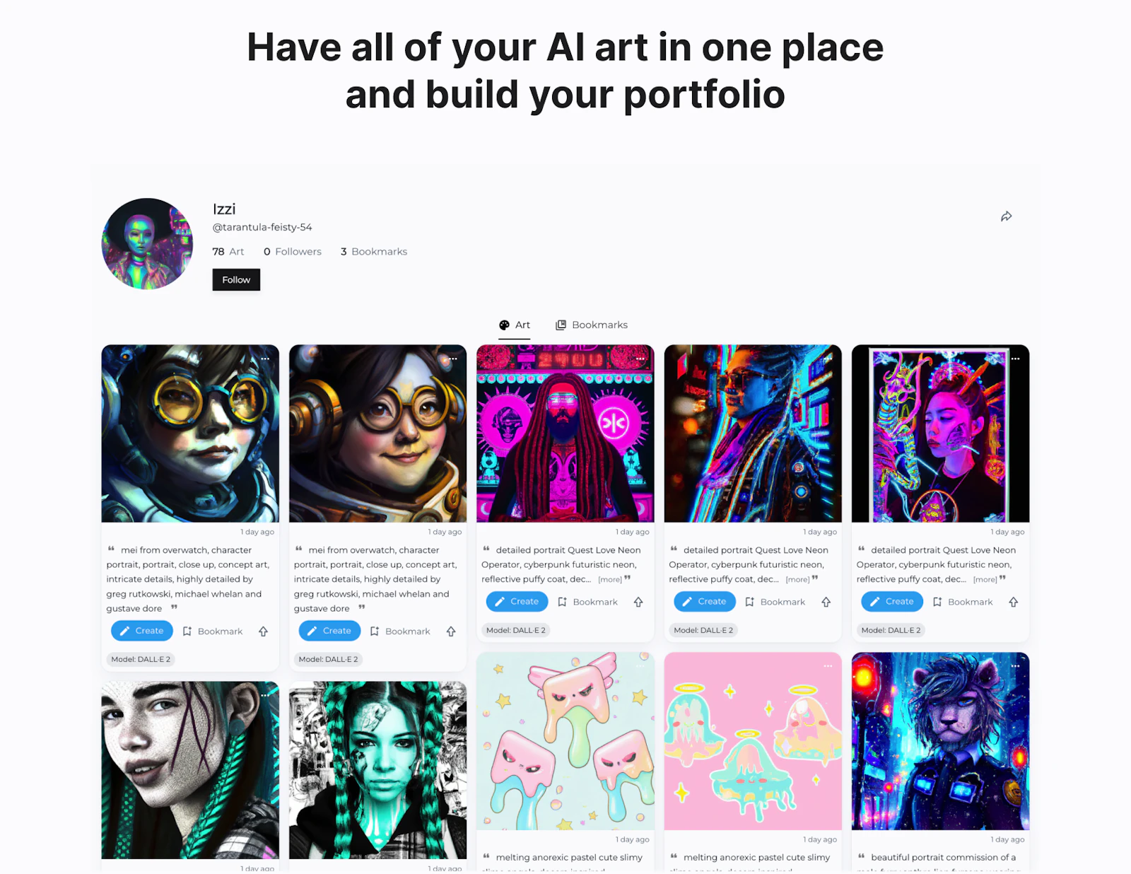 OpenArt screenshot — Content and social platform for AI-generated images