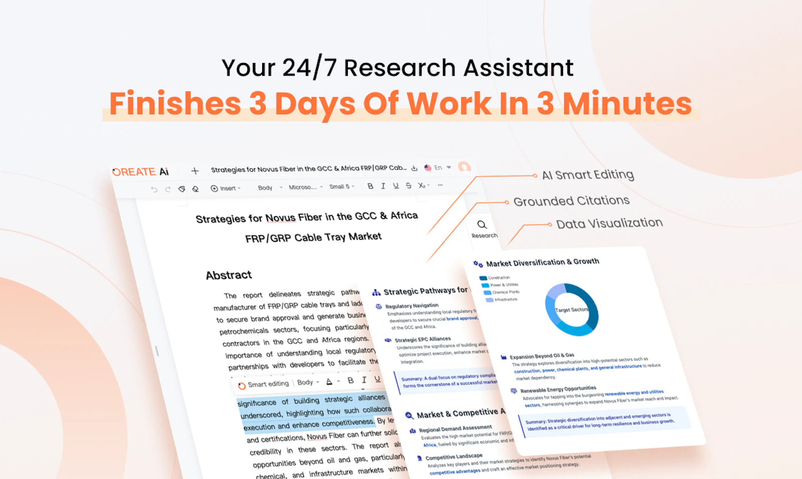 Oreate screenshot — The All-in-one AI workspace that makes everyone a pro