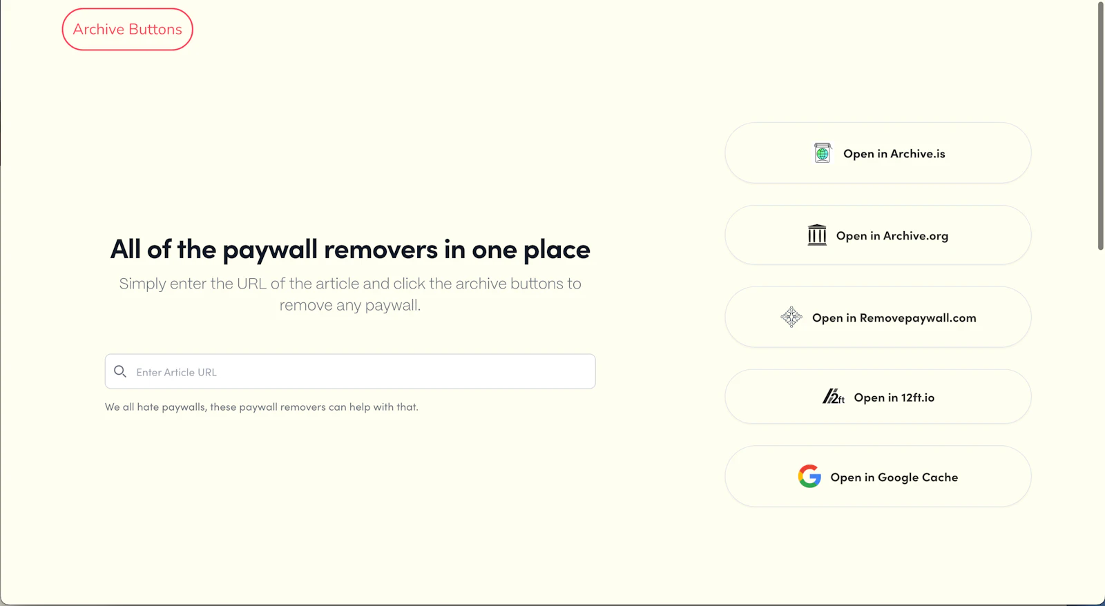 Paywall Removers preview