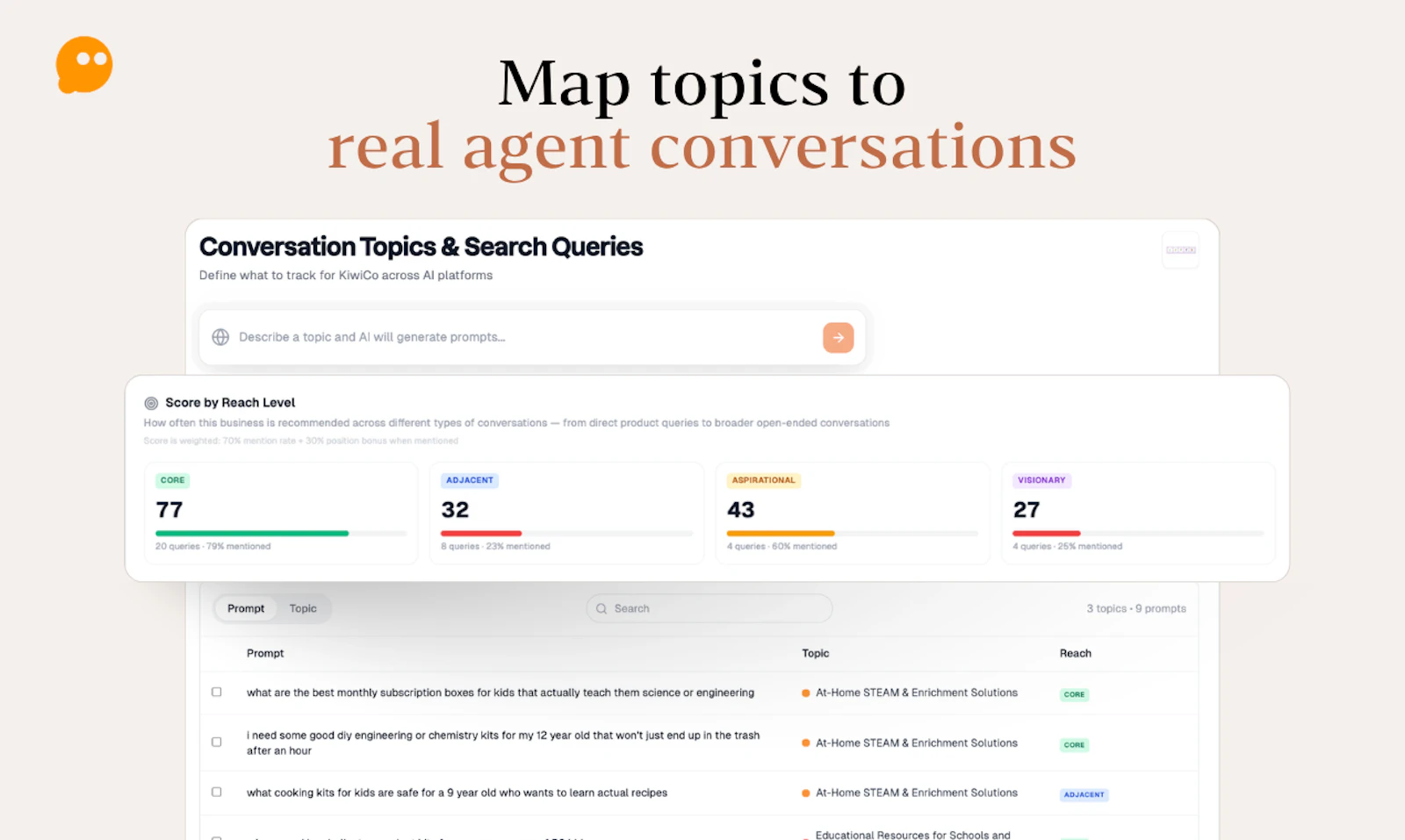 Pendium screenshot — Help AI agents recommend you more often to the right people
