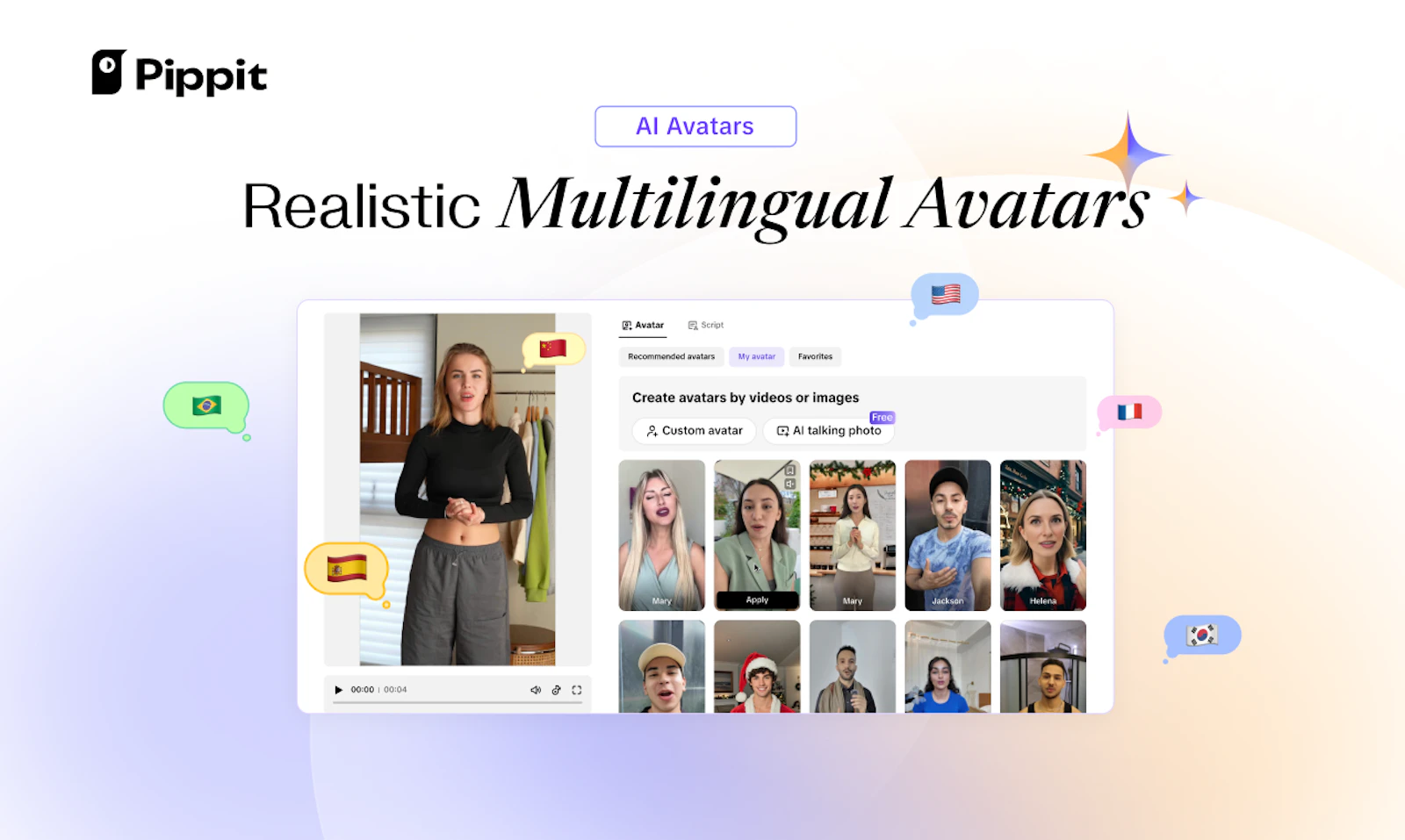 Pippit AI screenshot — Your smart video & image creator for marketing success