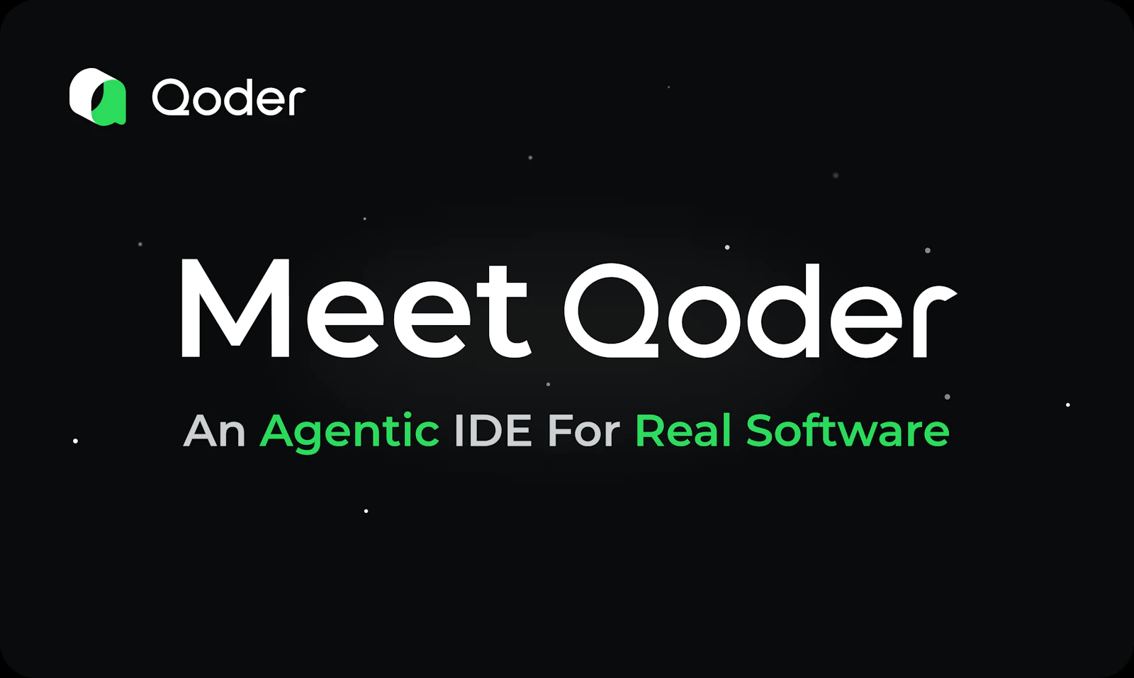 Qoder screenshot — Qoder is an agentic IDE for real software development.