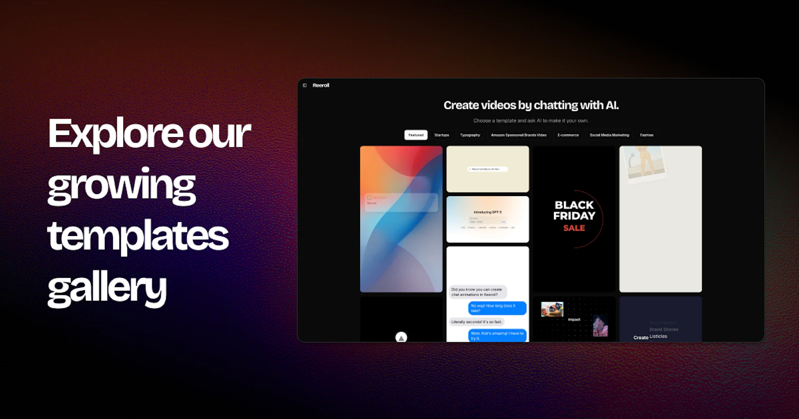 Reeroll screenshot — The AI Video Editor