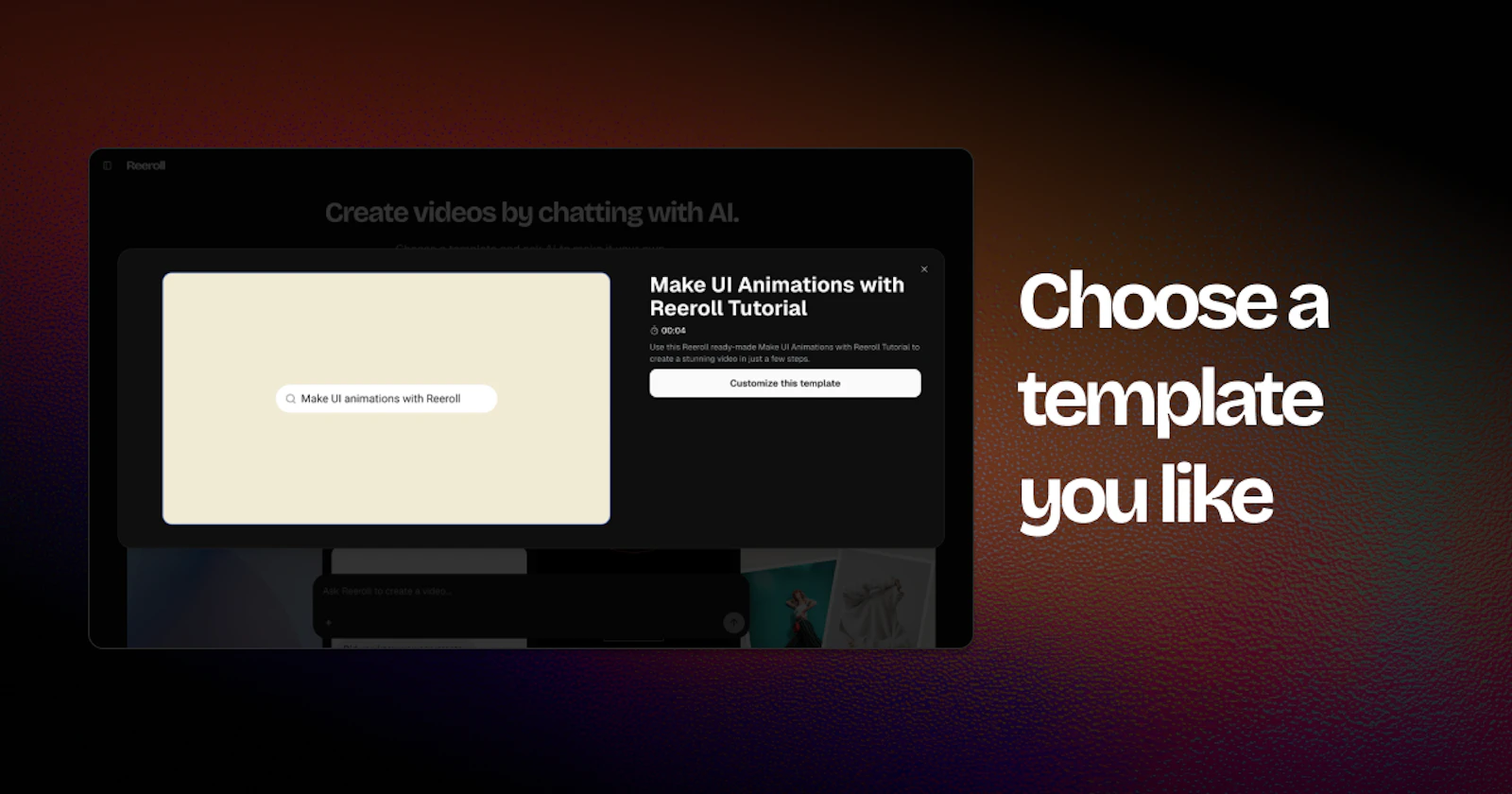Reeroll screenshot — The AI Video Editor
