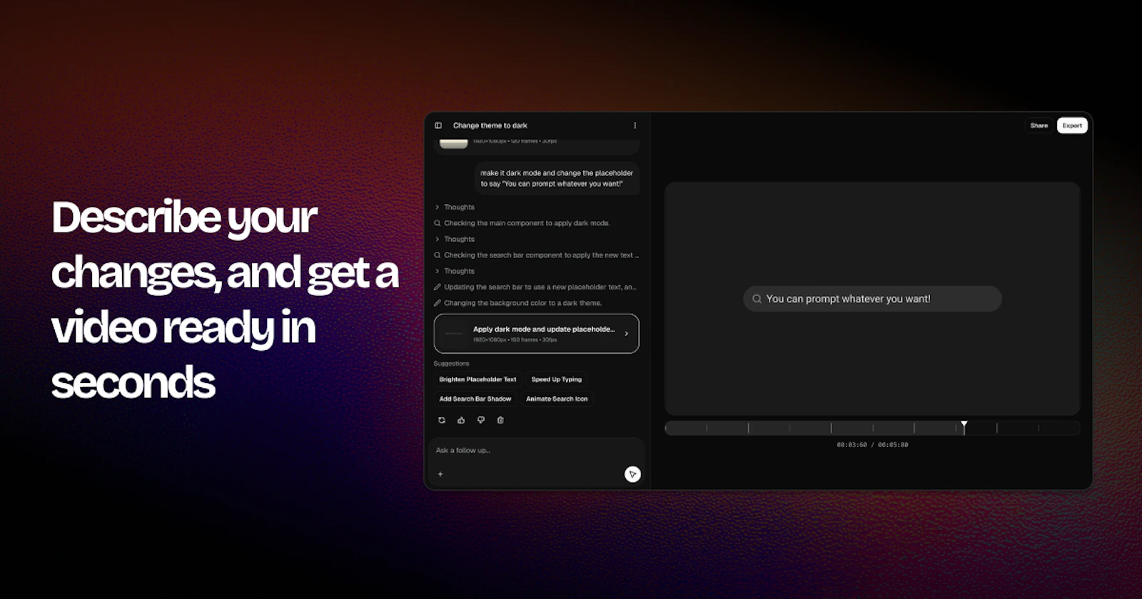 Reeroll screenshot — The AI Video Editor