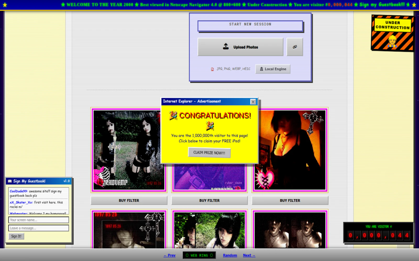 Retro Y2K Theme preview