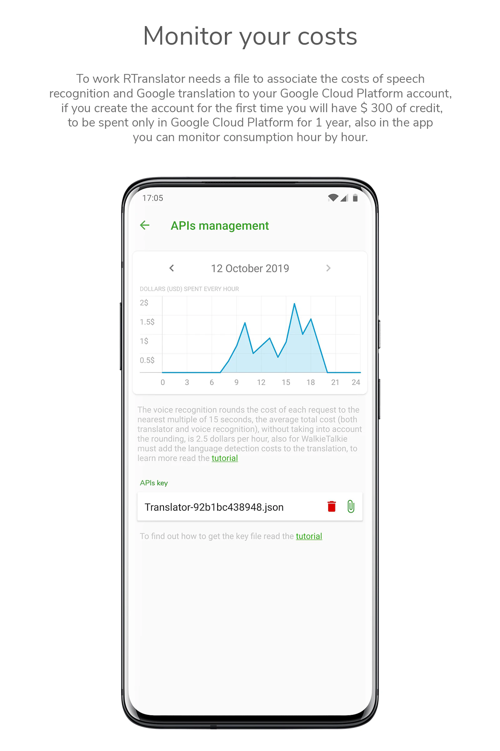 RTranslator screenshot — World's first open-source simultaneous translation app.