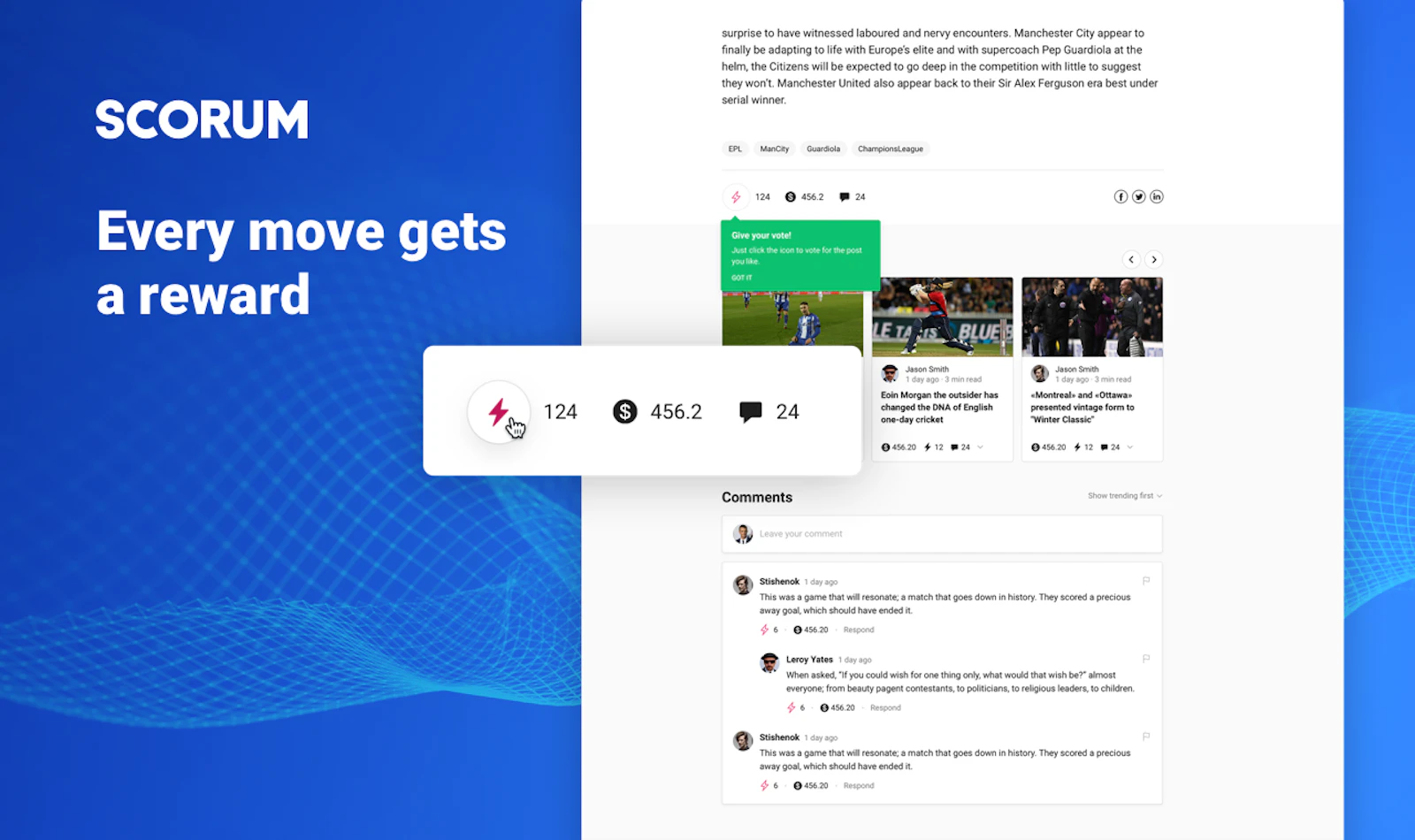 Scorum.com preview