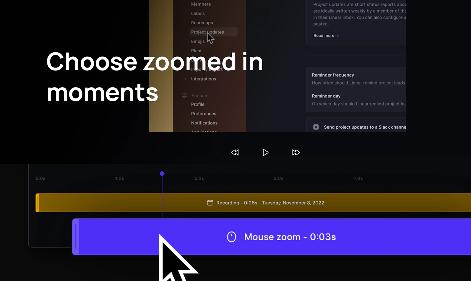 Screen Studio screenshot — Beautiful screen recordings in minutes