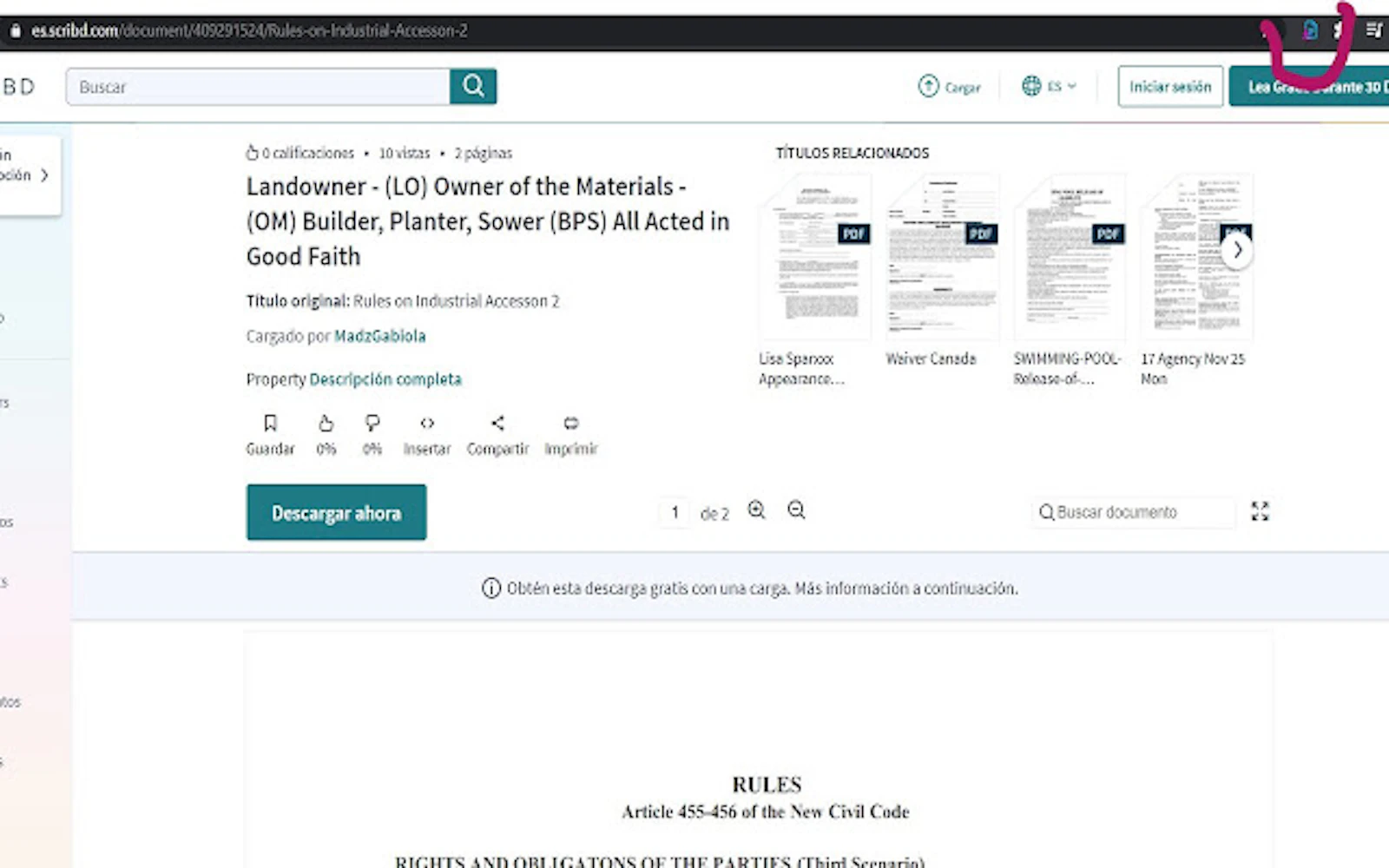 Scribd Downloader preview