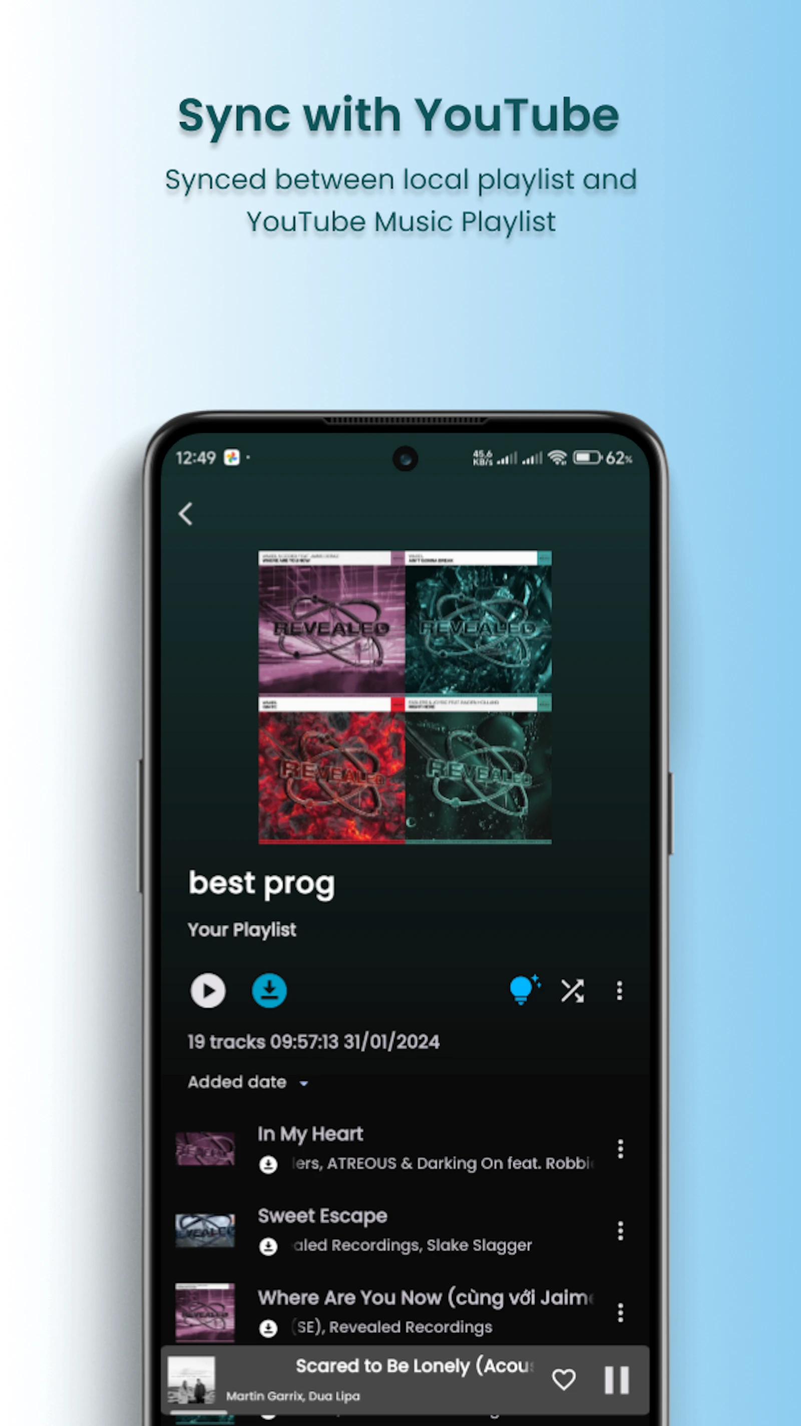 SimpMusic screenshot — A FOSS YouTube Music client for Android with many features