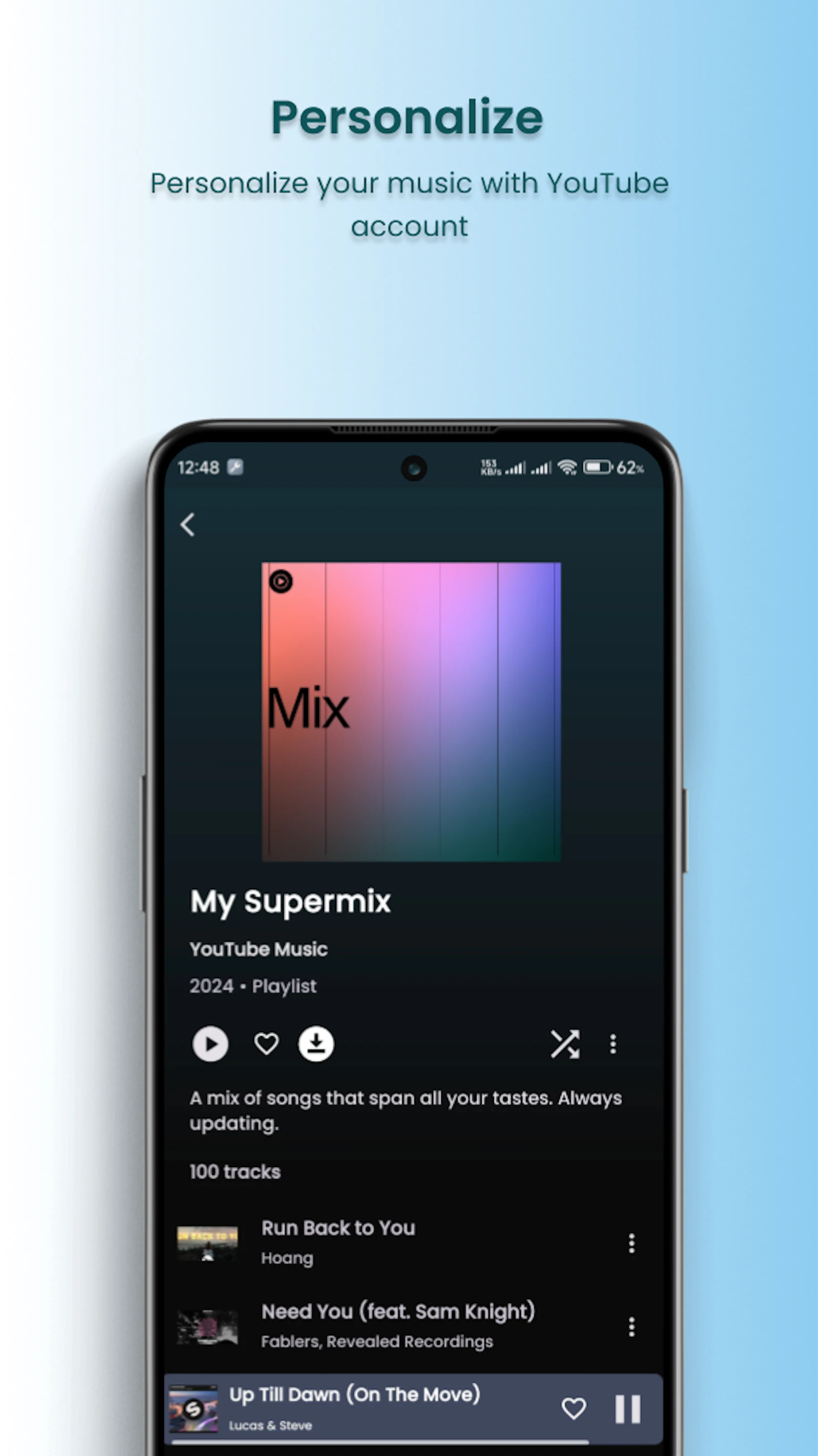 SimpMusic screenshot — A FOSS YouTube Music client for Android with many features