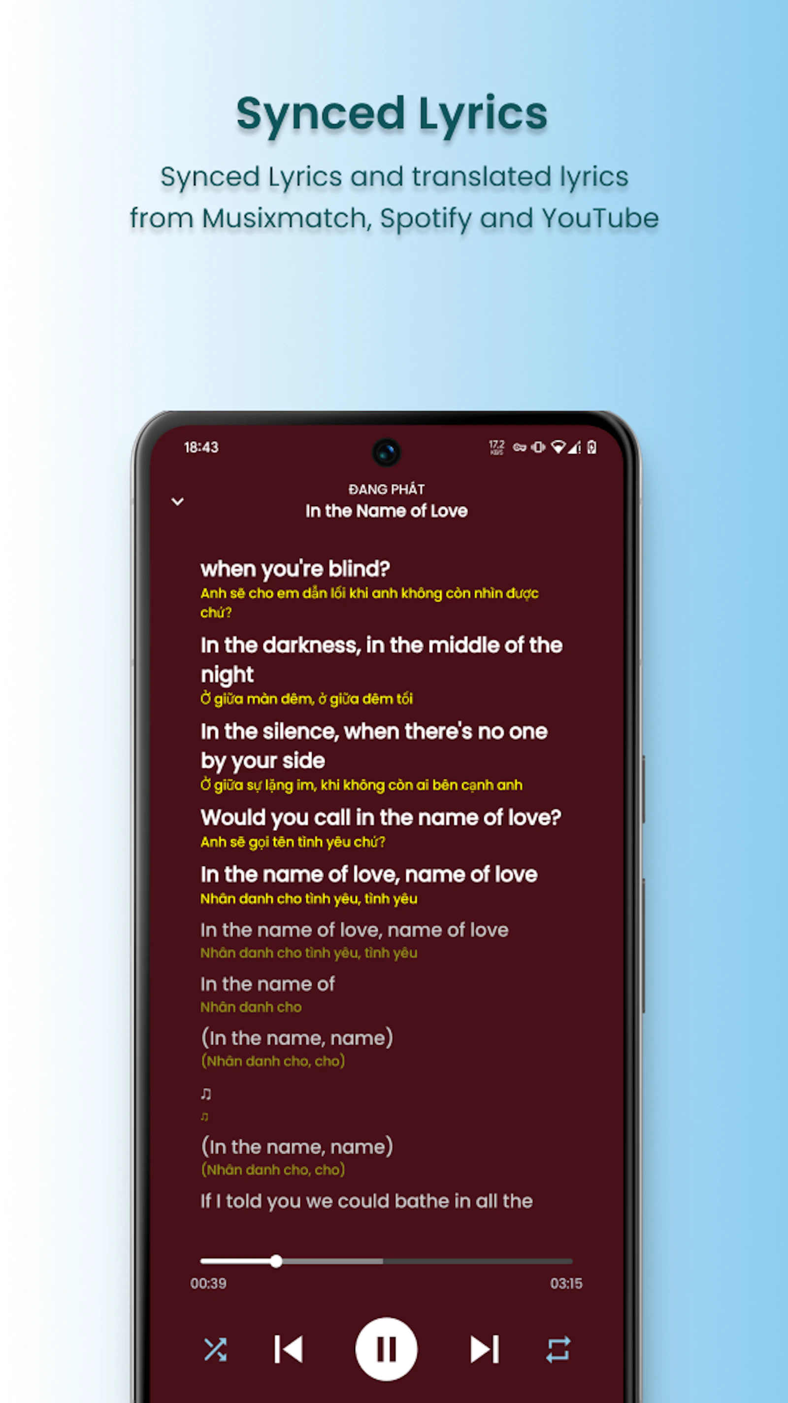 SimpMusic screenshot — A FOSS YouTube Music client for Android with many features