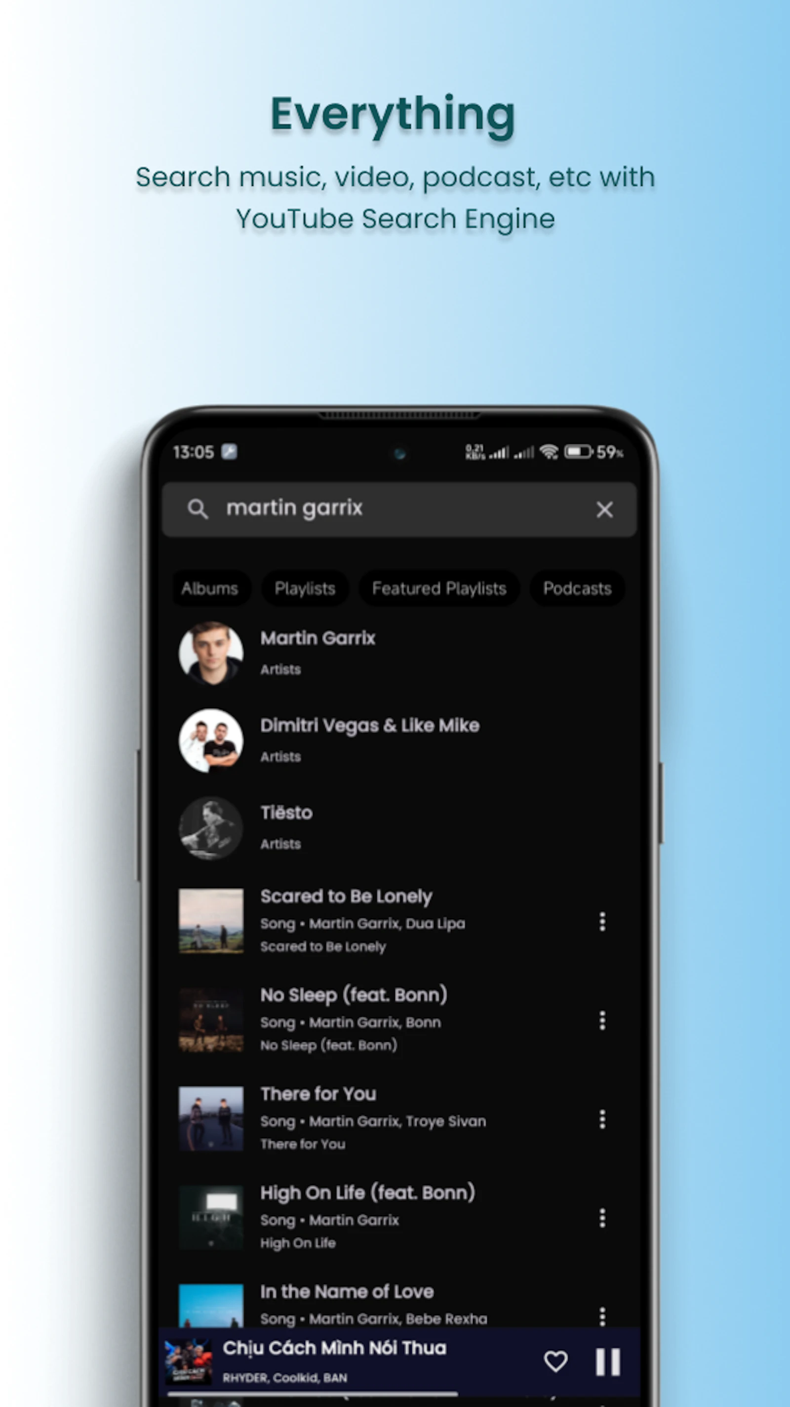 SimpMusic screenshot — A FOSS YouTube Music client for Android with many features