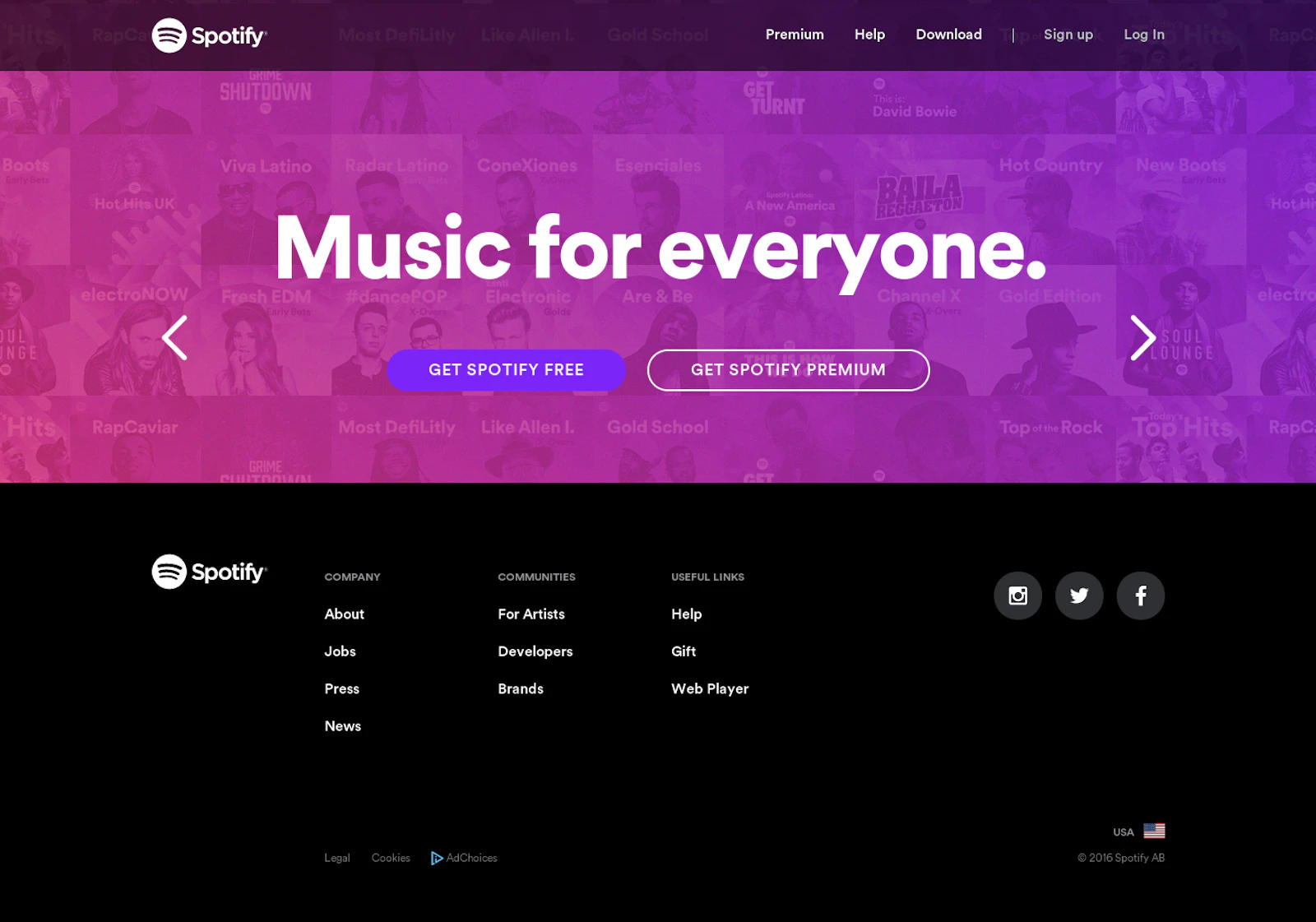 Spotify preview